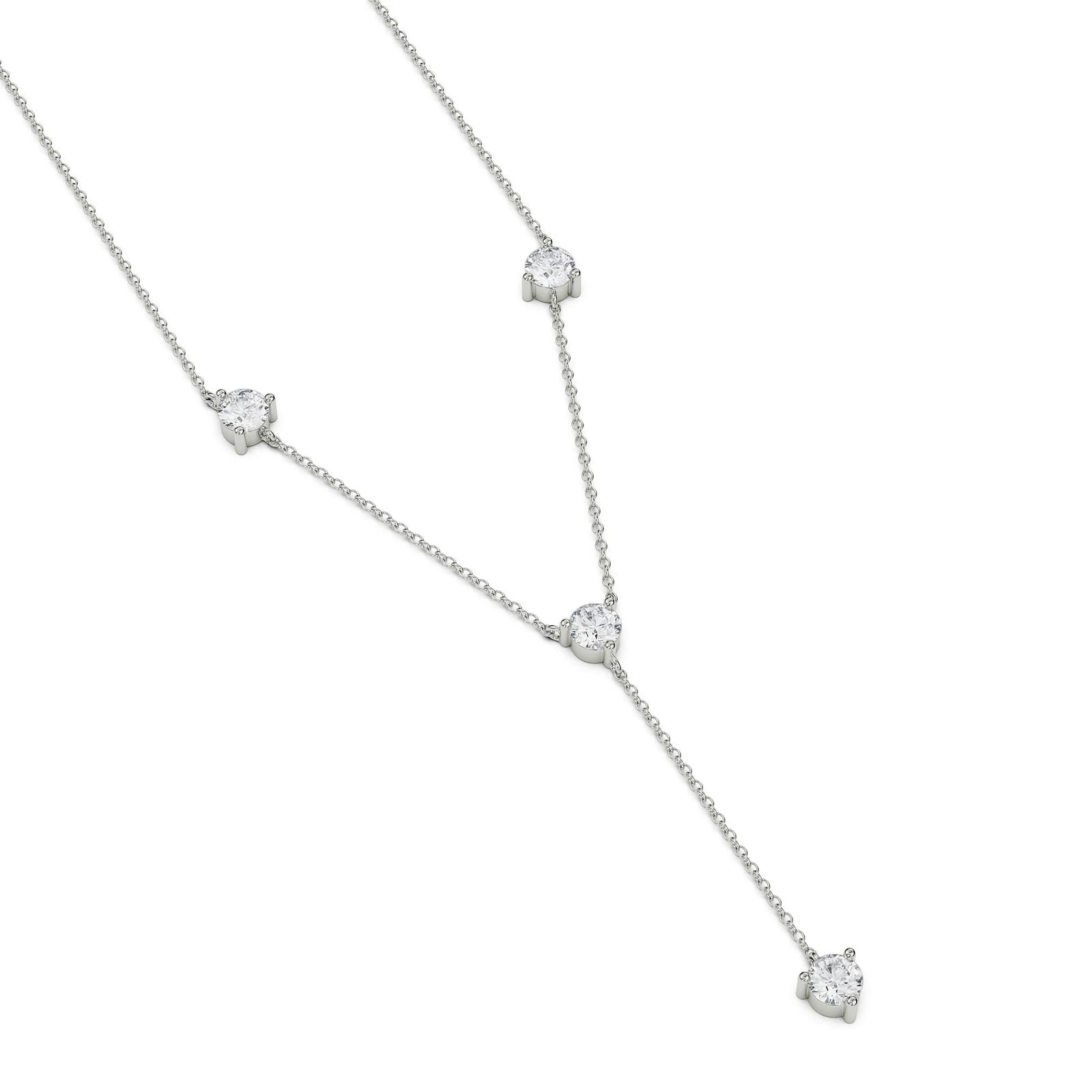 Golden Grace Y Necklace Front View
