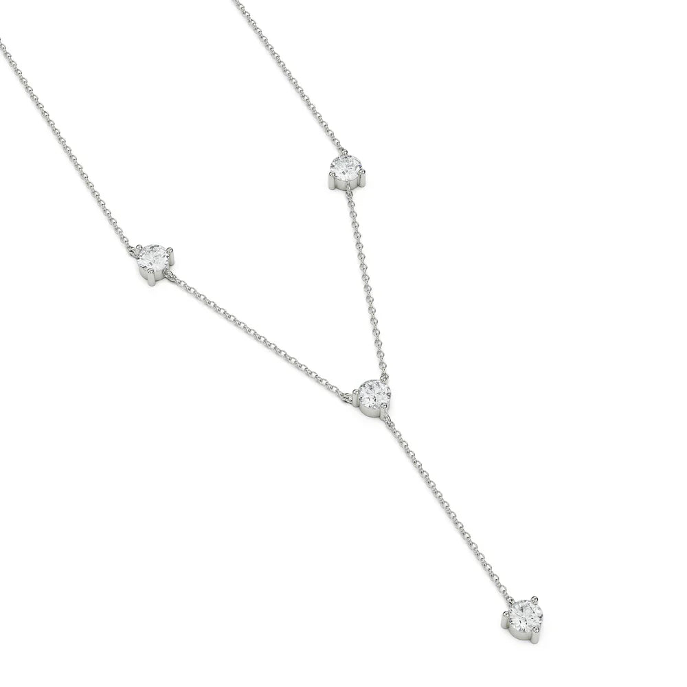 Golden Grace Y Lab Grown Diamond Necklace 9KT