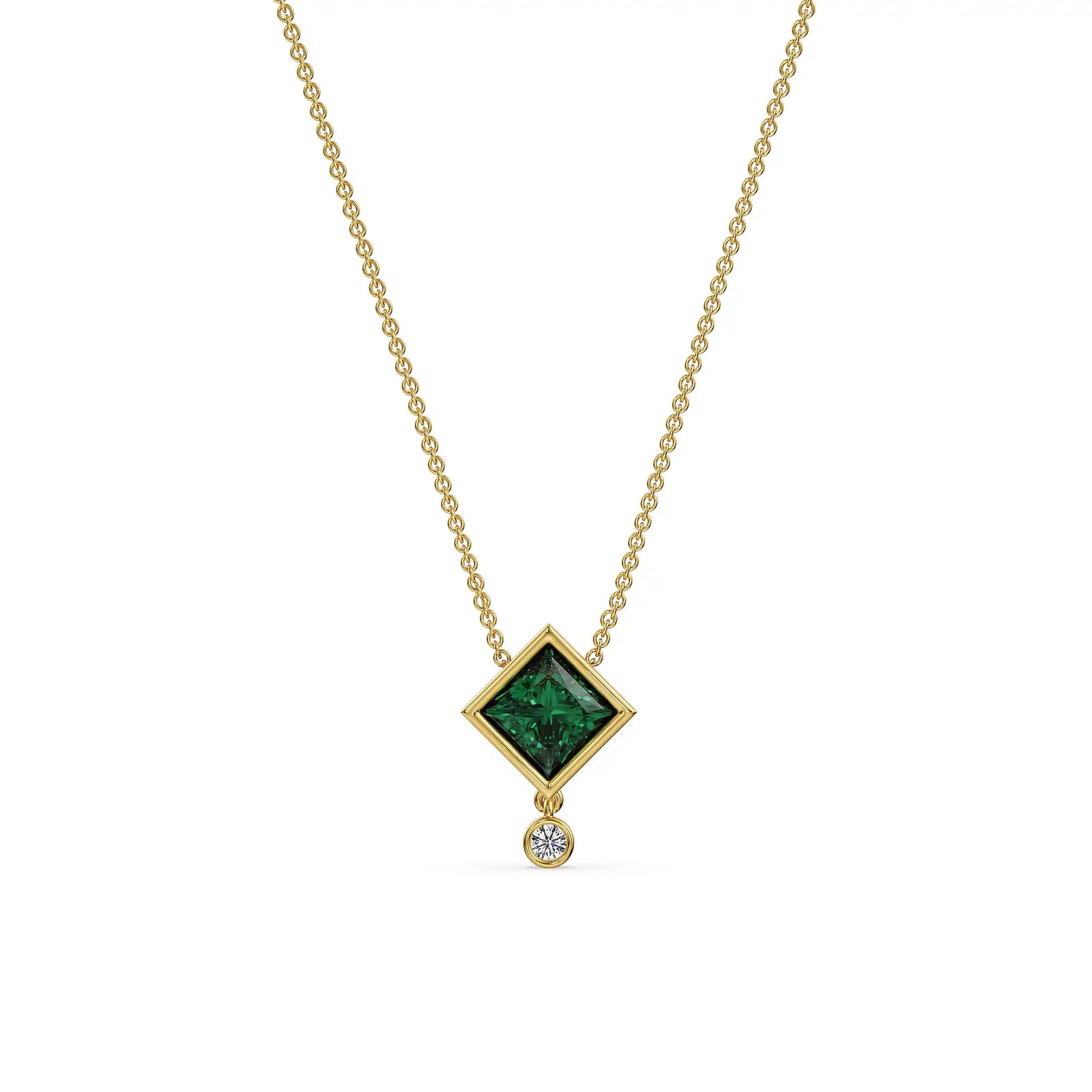 Janessa Lab Grown Diamond Necklace
Front View
