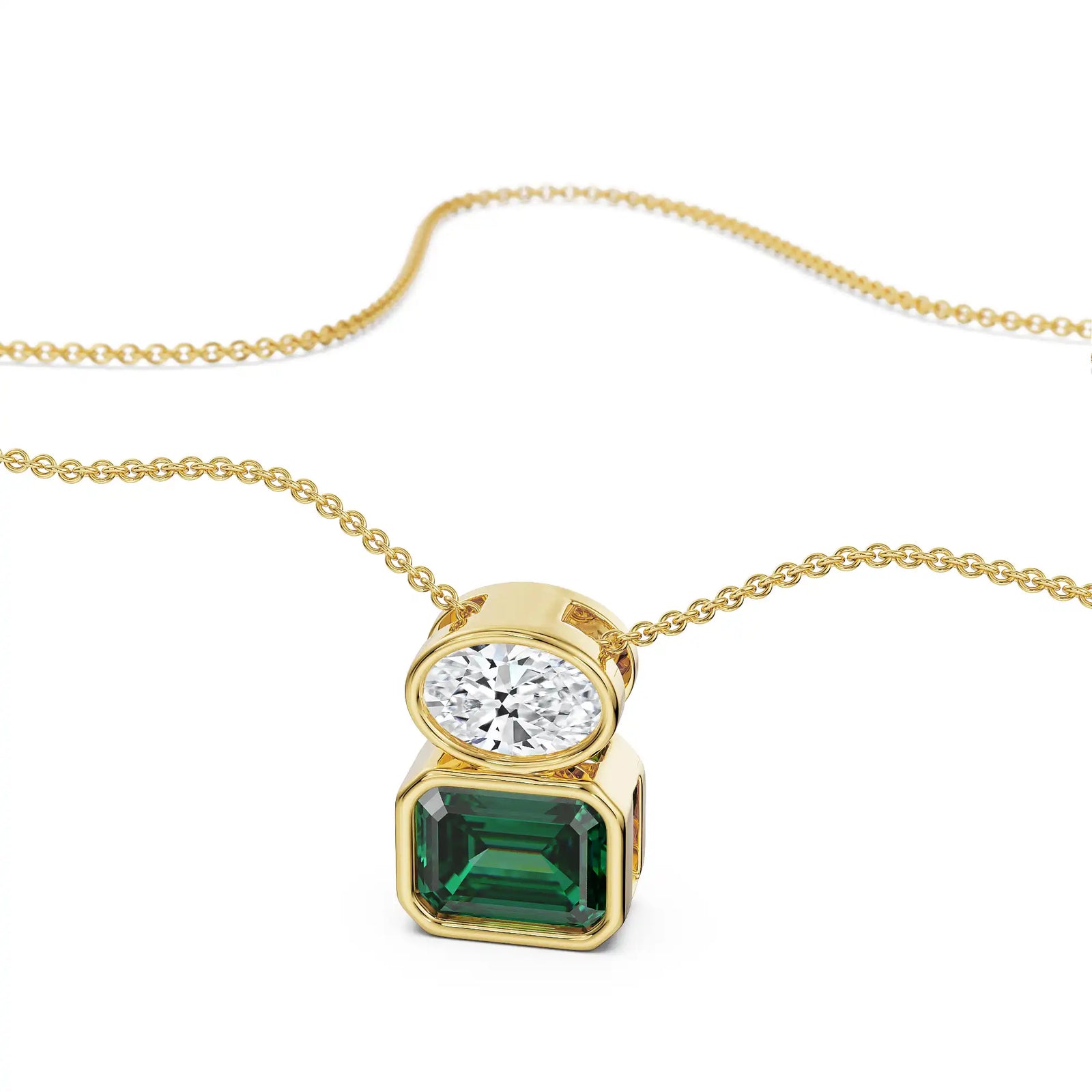 Emerald Pop Lab Grown Diamond Necklace
Prospective View
