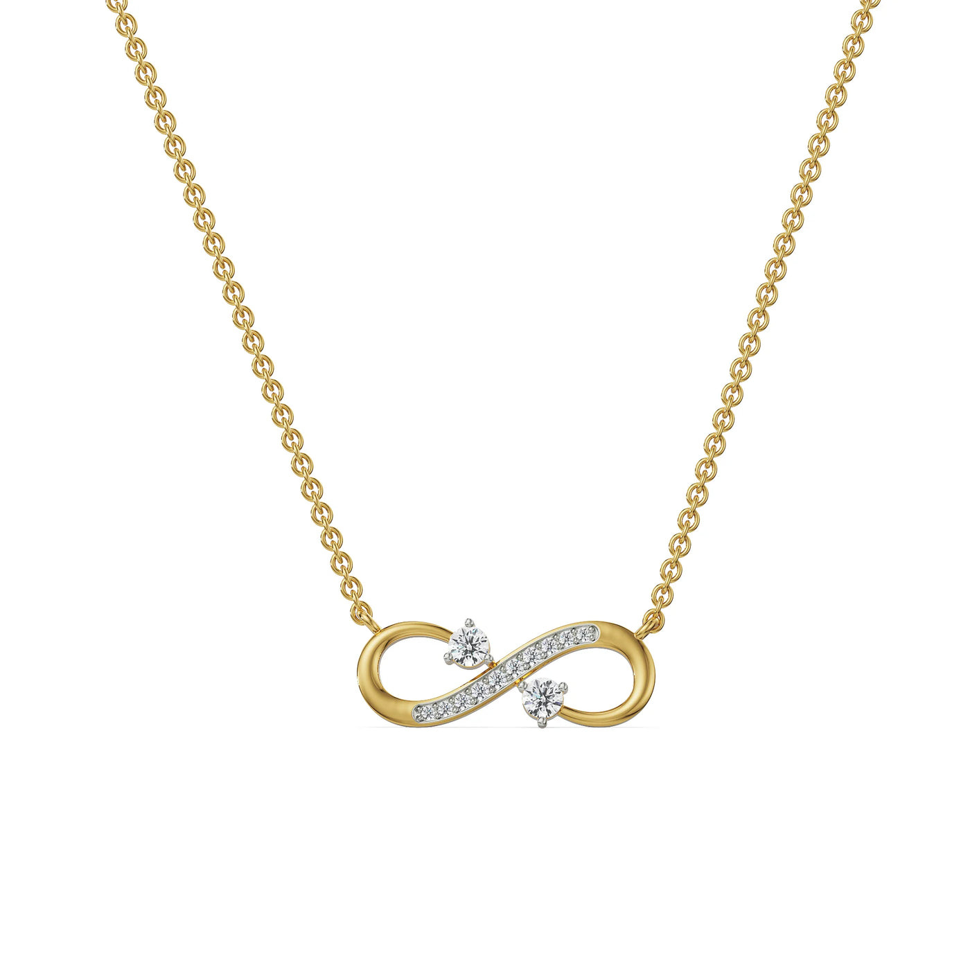 Infinity Lab Grown Diamond Necklace