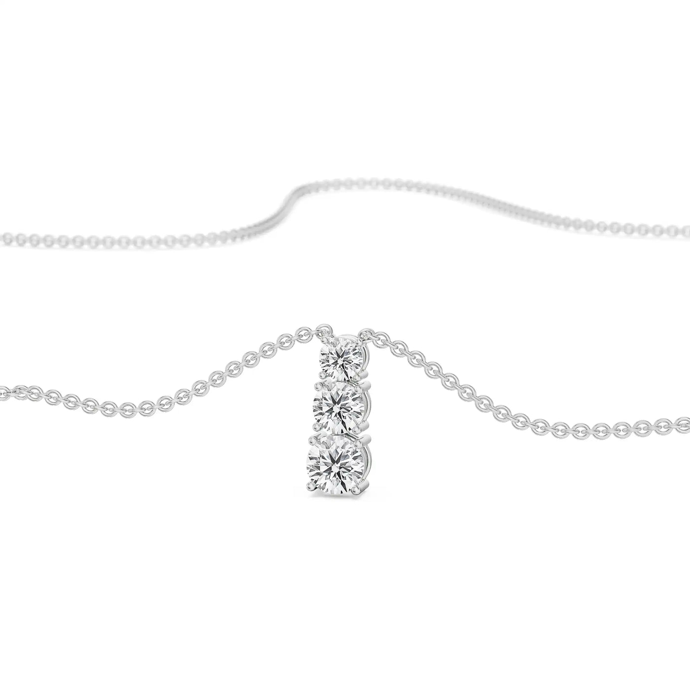 Troi Dainty Lab Diamond Necklace 9KT