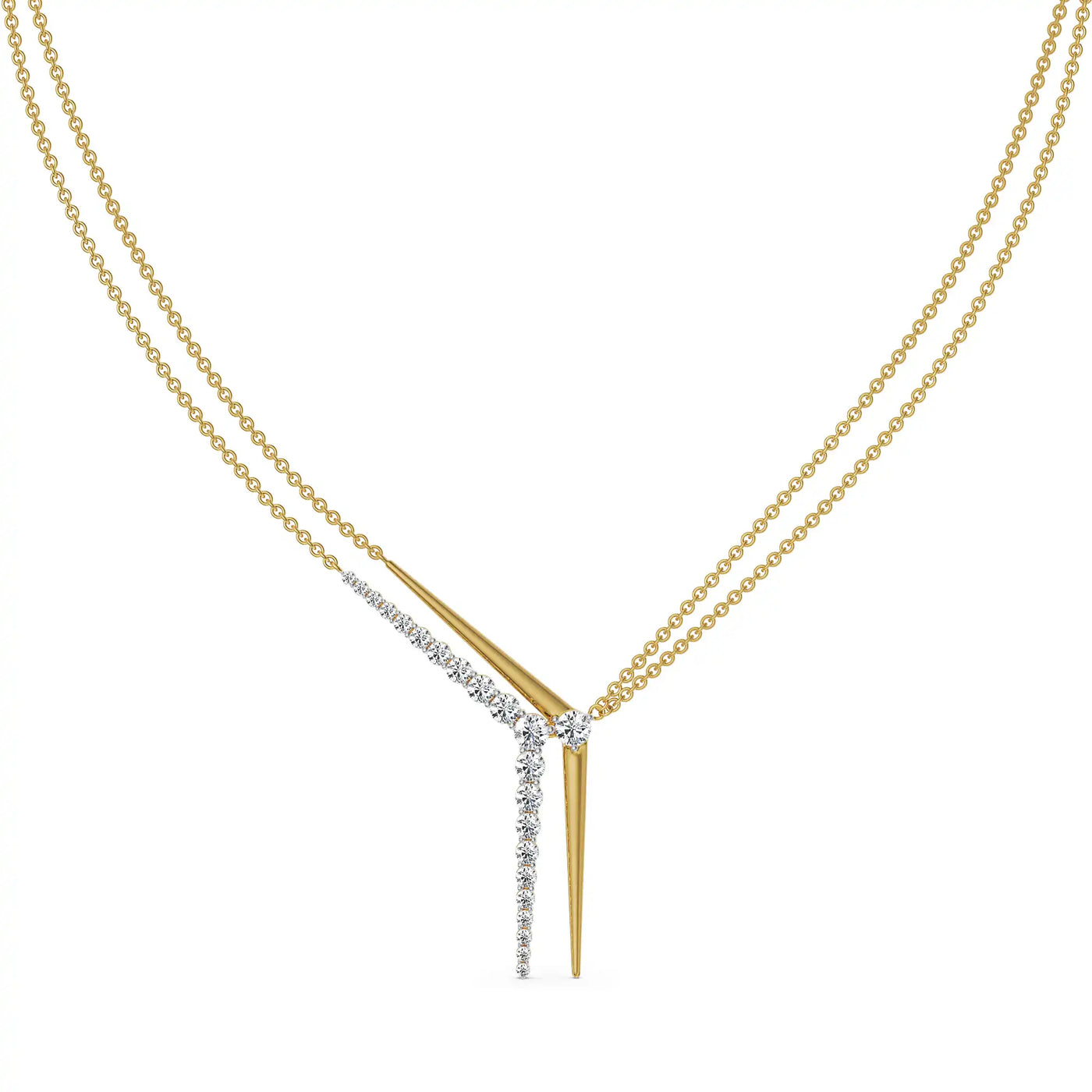 Amelia Lab Grown Diamond Necklace 9KT