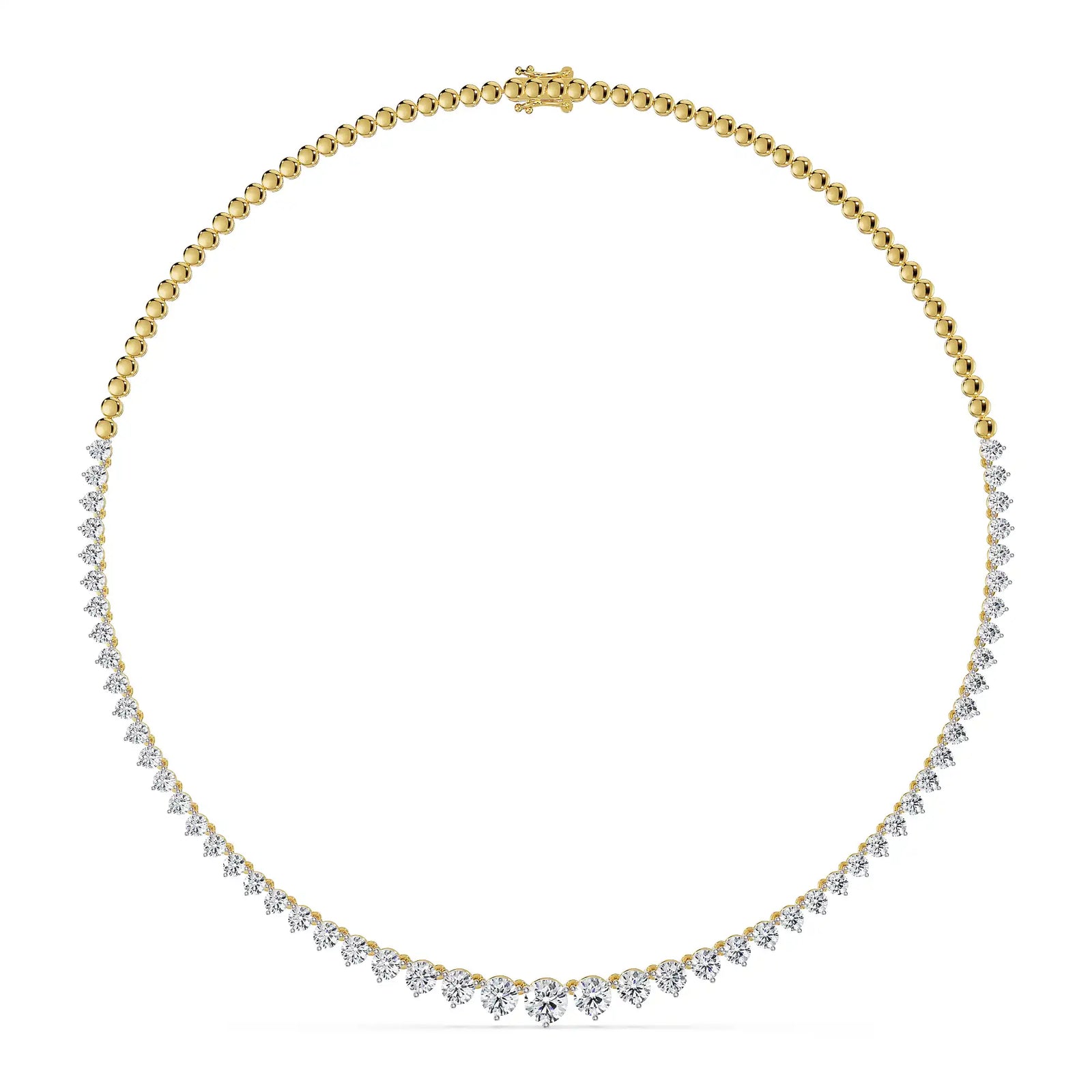 Lab Grown Diamond Tennis Necklace_in_stock