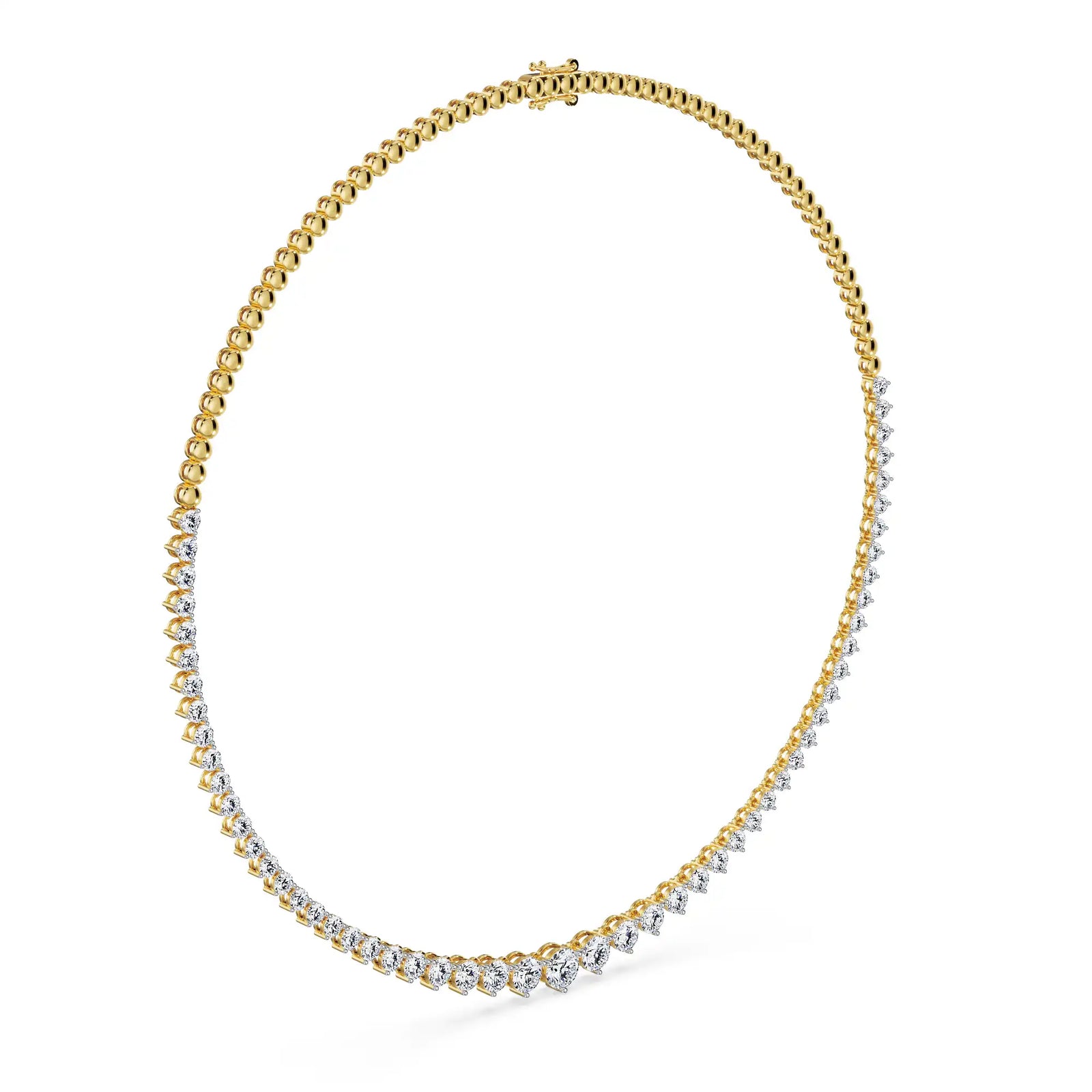 Lab Grown Diamond Tennis Necklace 9KT