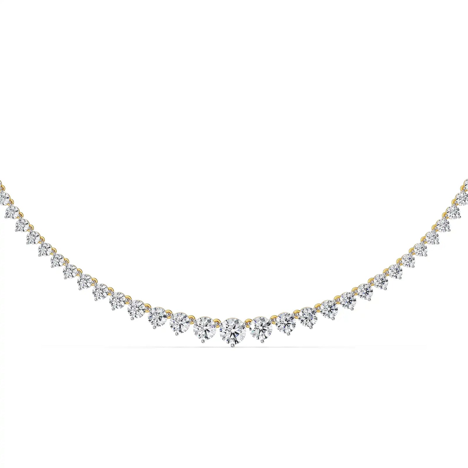 Lab Grown Diamond Tennis Necklace