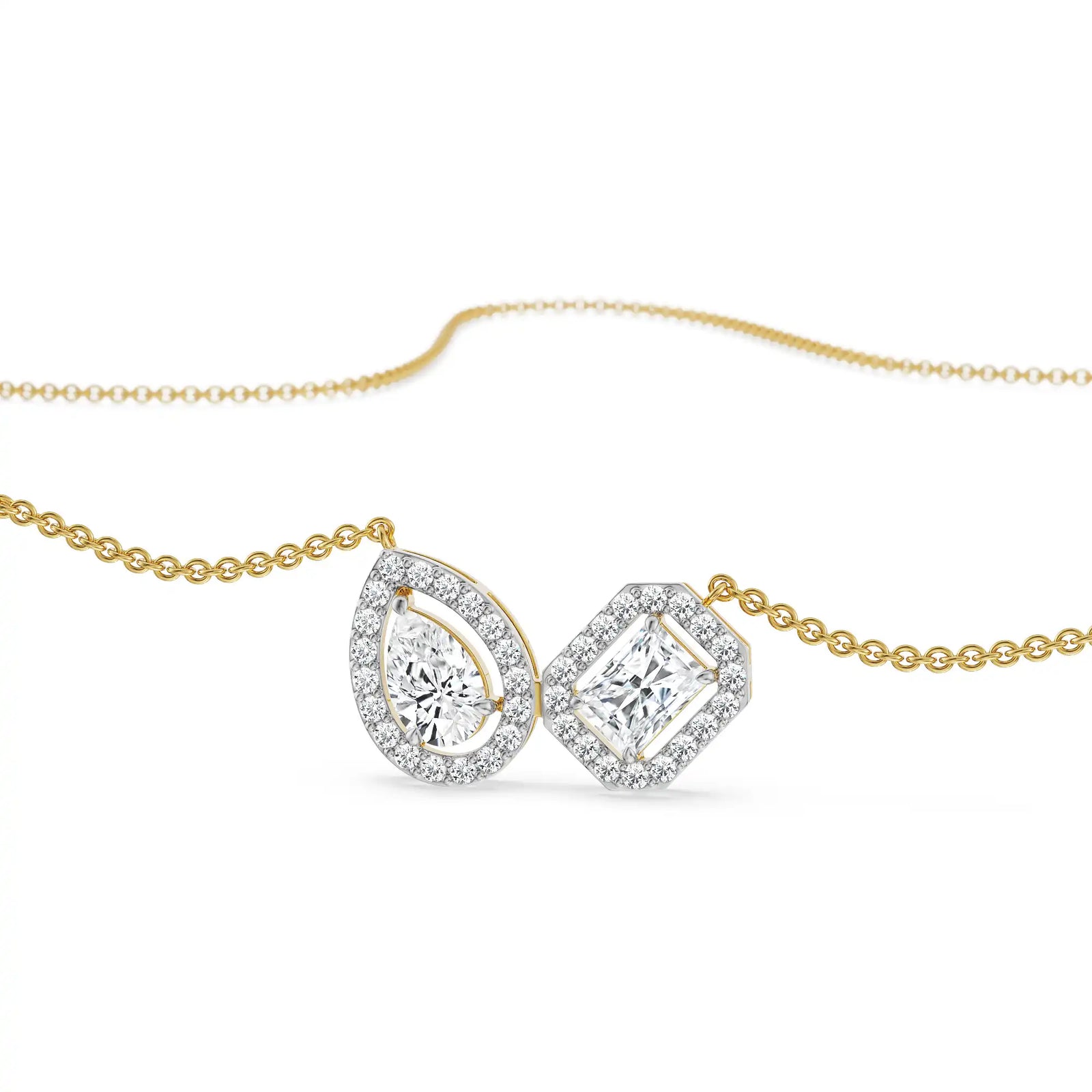 Toi Moi Lab Grown Diamond Necklace - Front view
