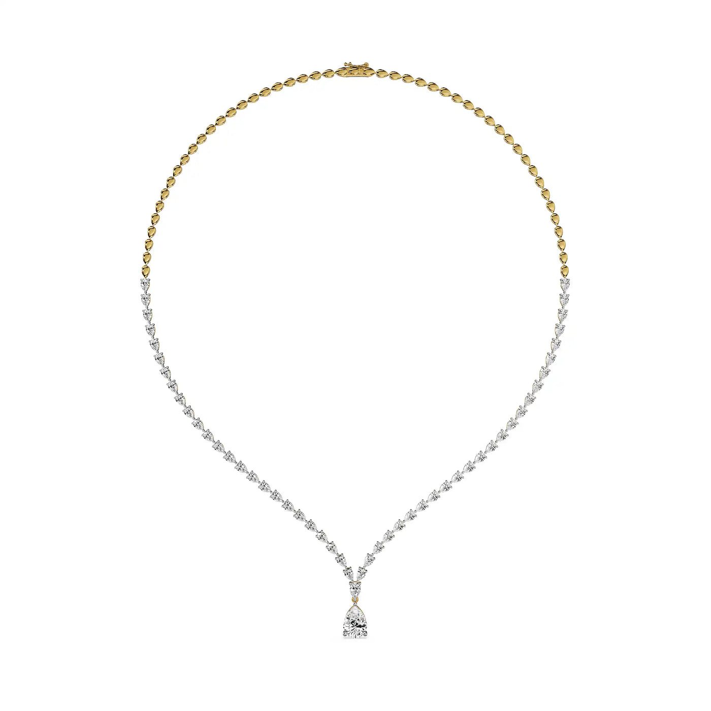 Raindrop Lab Grown Diamond Necklace