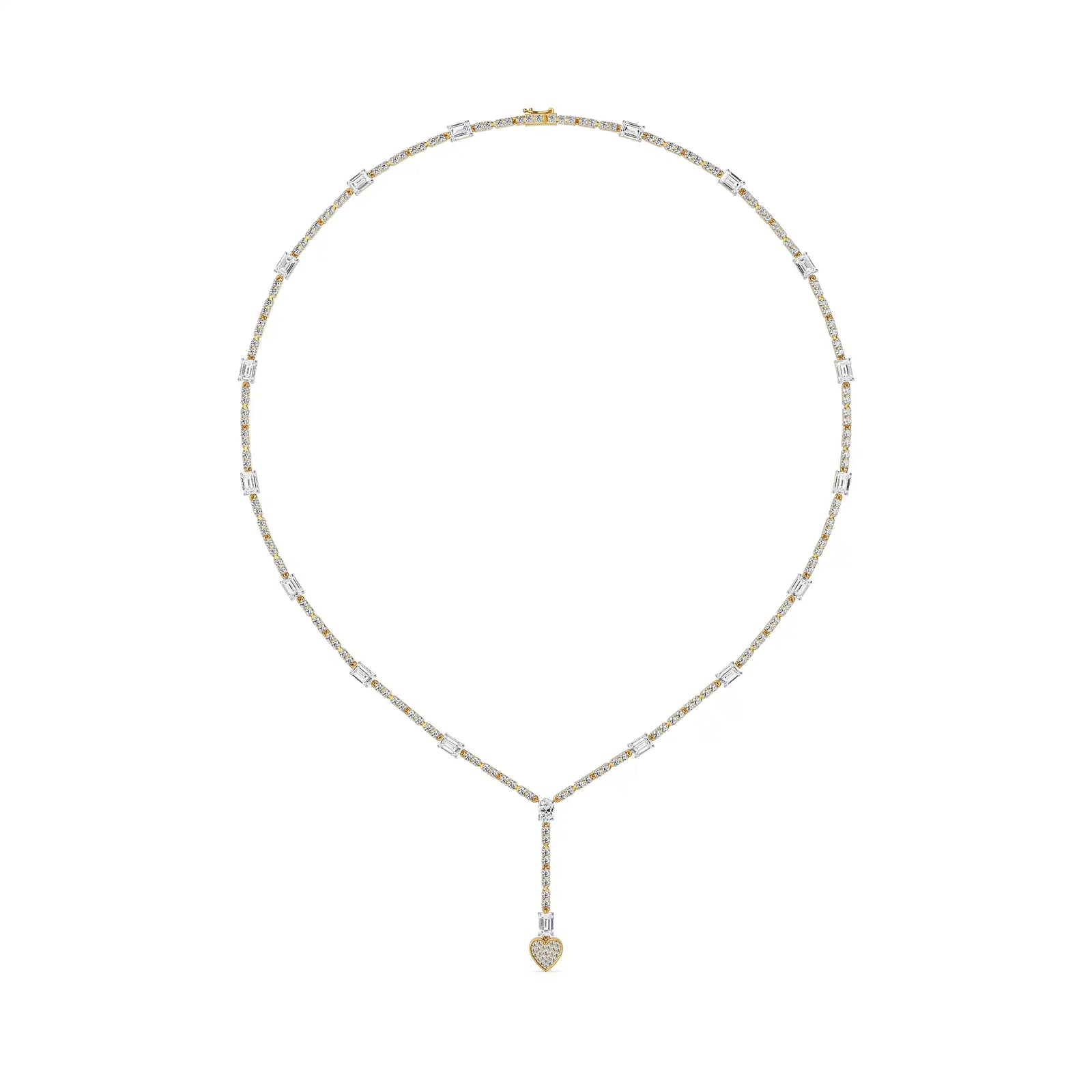 Mi Amor Lab Grown Diamond Necklace - front view