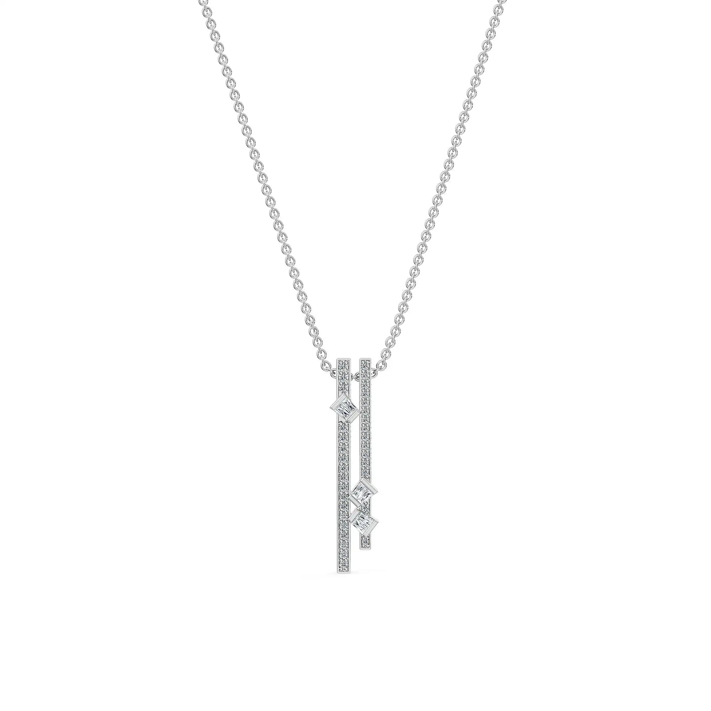 Cityscape Lab Grown Diamond Necklace