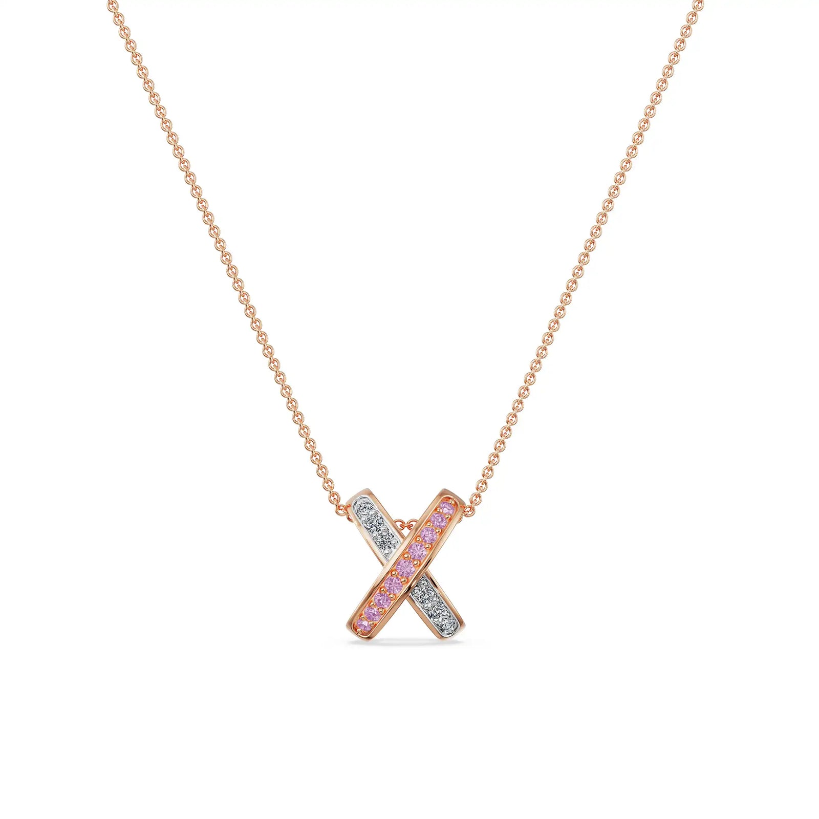 Sparkle Kriss Lab Grown Diamond Necklace - front view