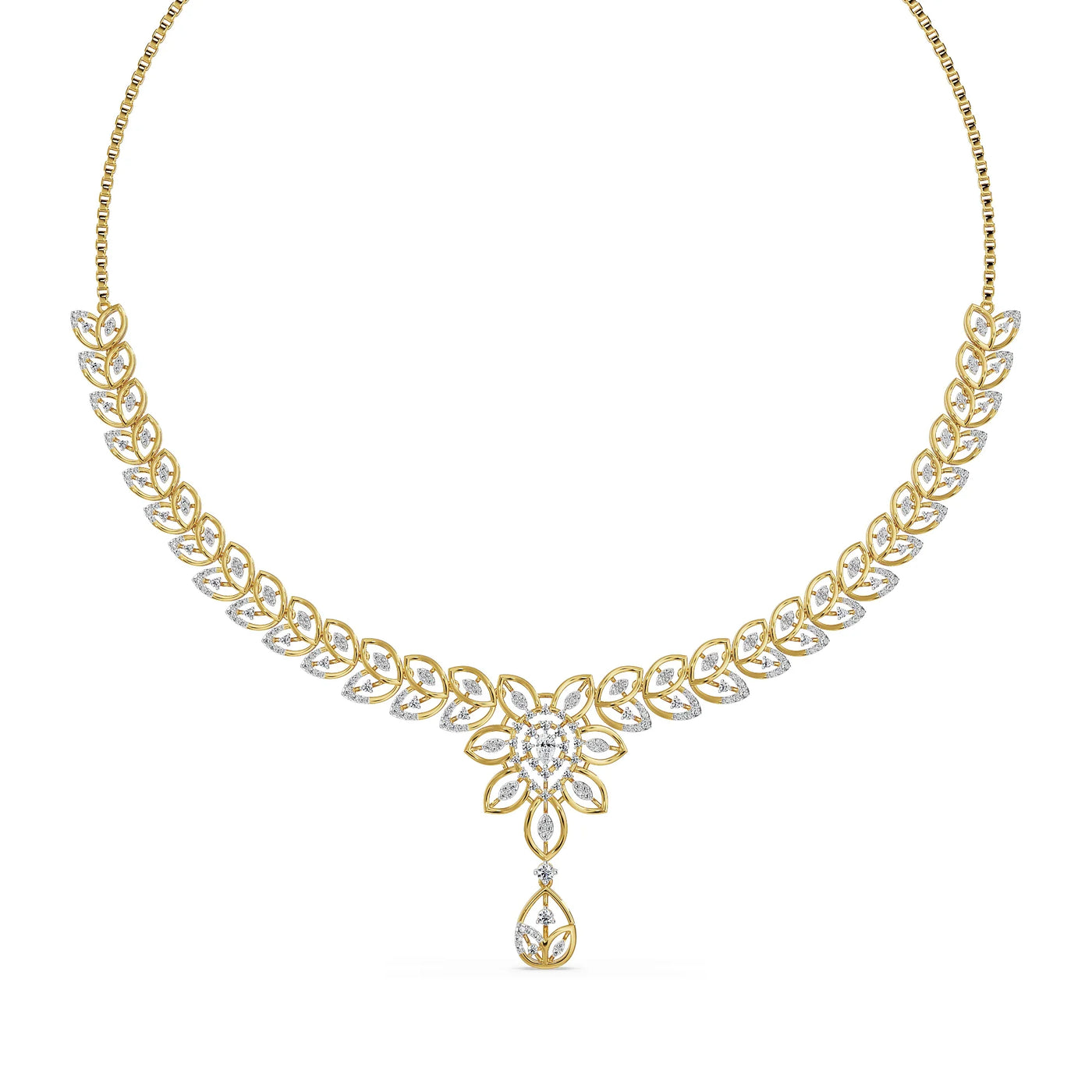 The Garden of Glow Lab Grown Diamond Necklace 9KT