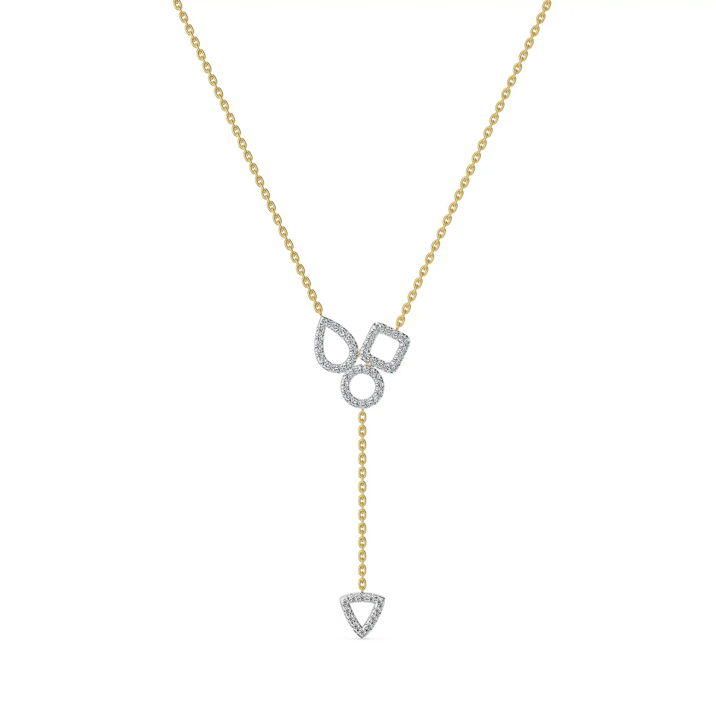 Trivia Geometric Lab Grown Diamond Necklace