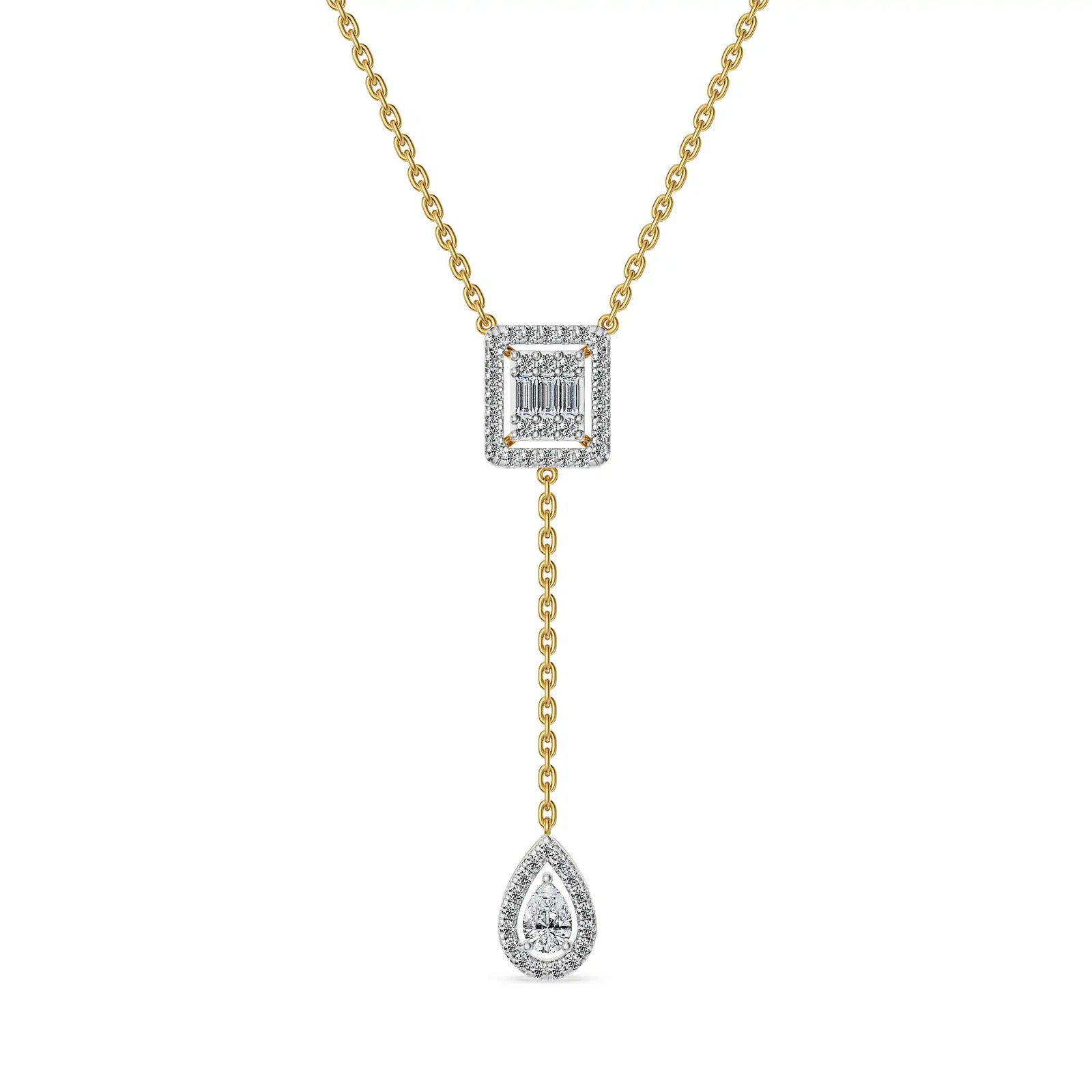 Frame Cluster Lab Grown Diamond Necklace
Prospective View