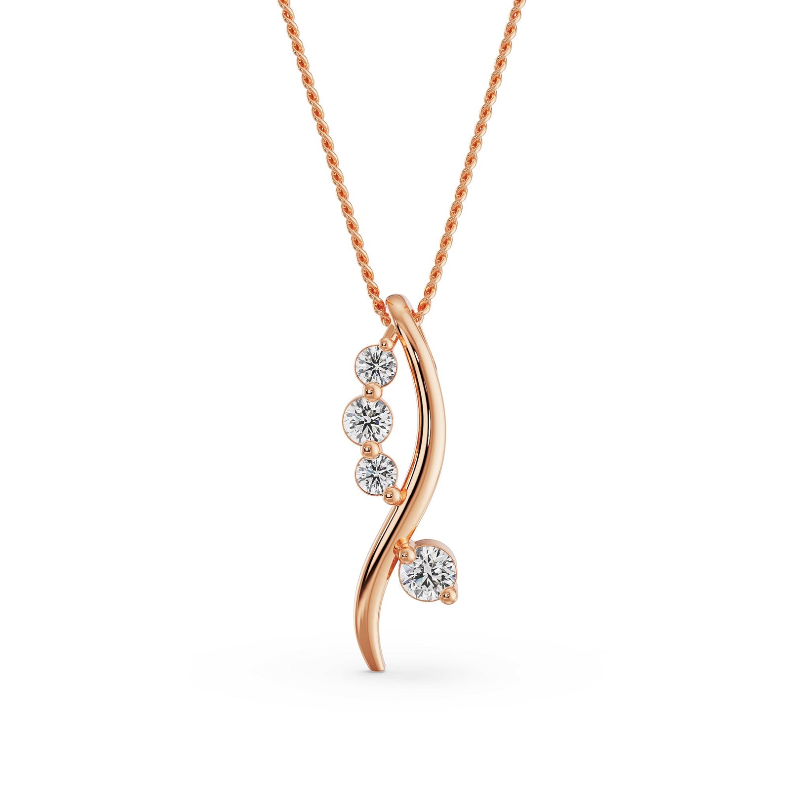 Lab Grown Diamond Quad Pendant_in-stock