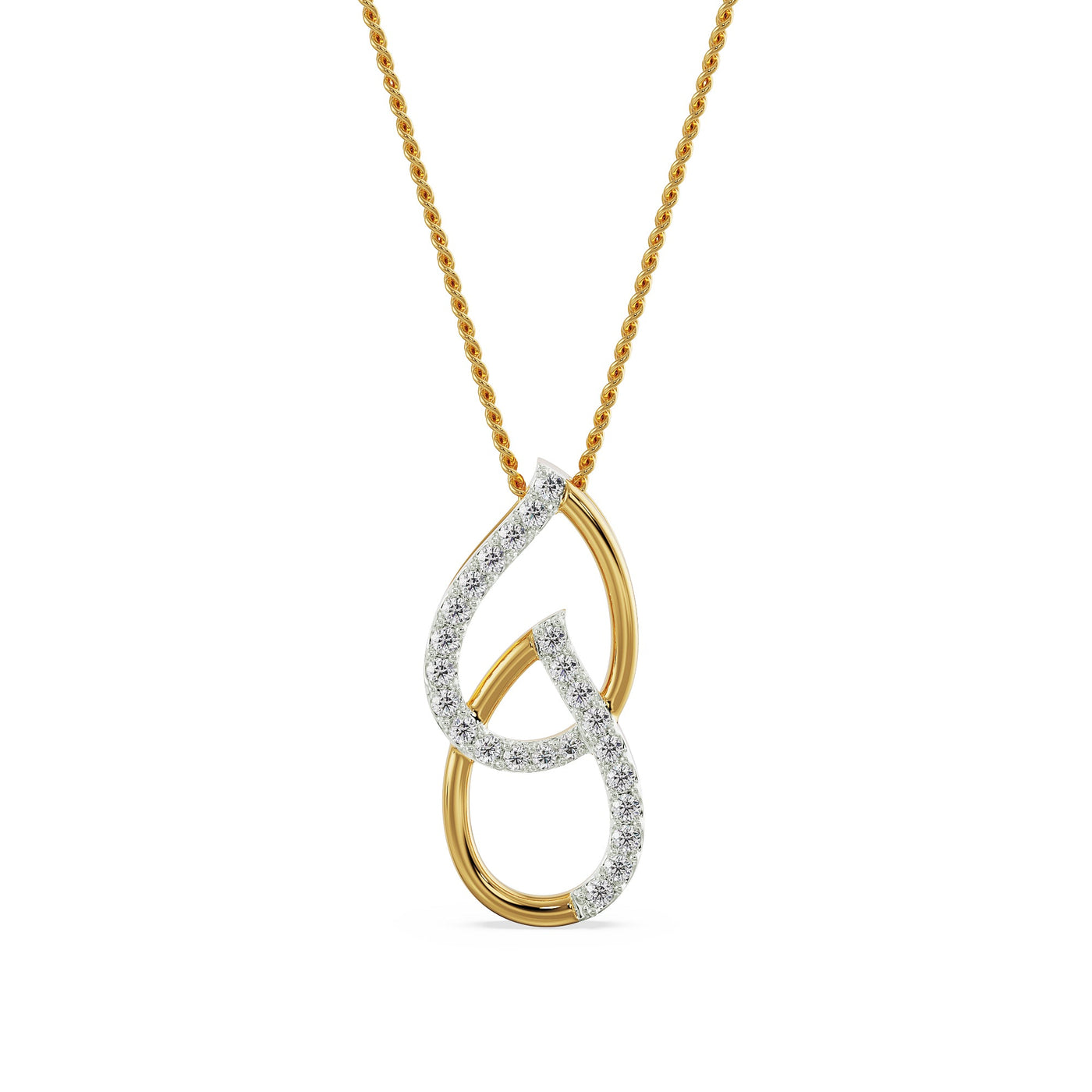 Regal Pear Lab Grown Diamond Pendant