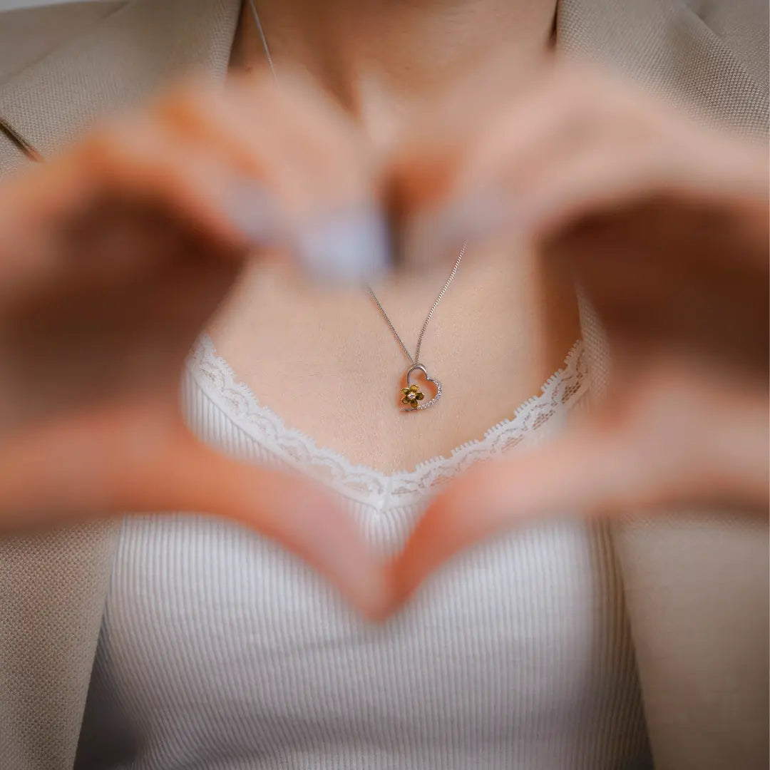 Love Blossom Lab Grown Diamond Pendant_in-stock