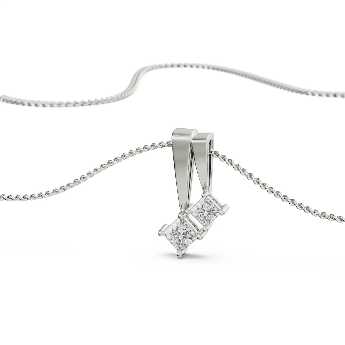 Duo Fit Lab Grown Diamond Pendant 9KT