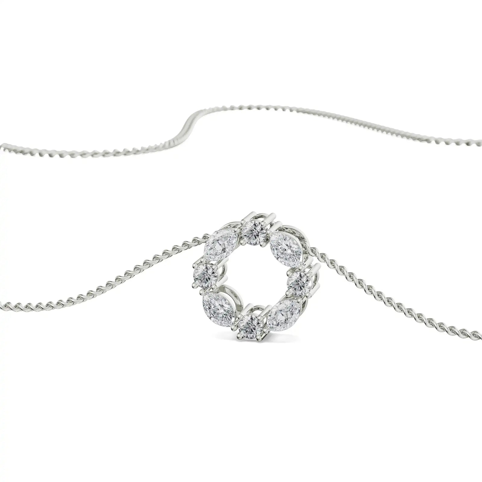 The Dewy Leafy Pendant Prospective View