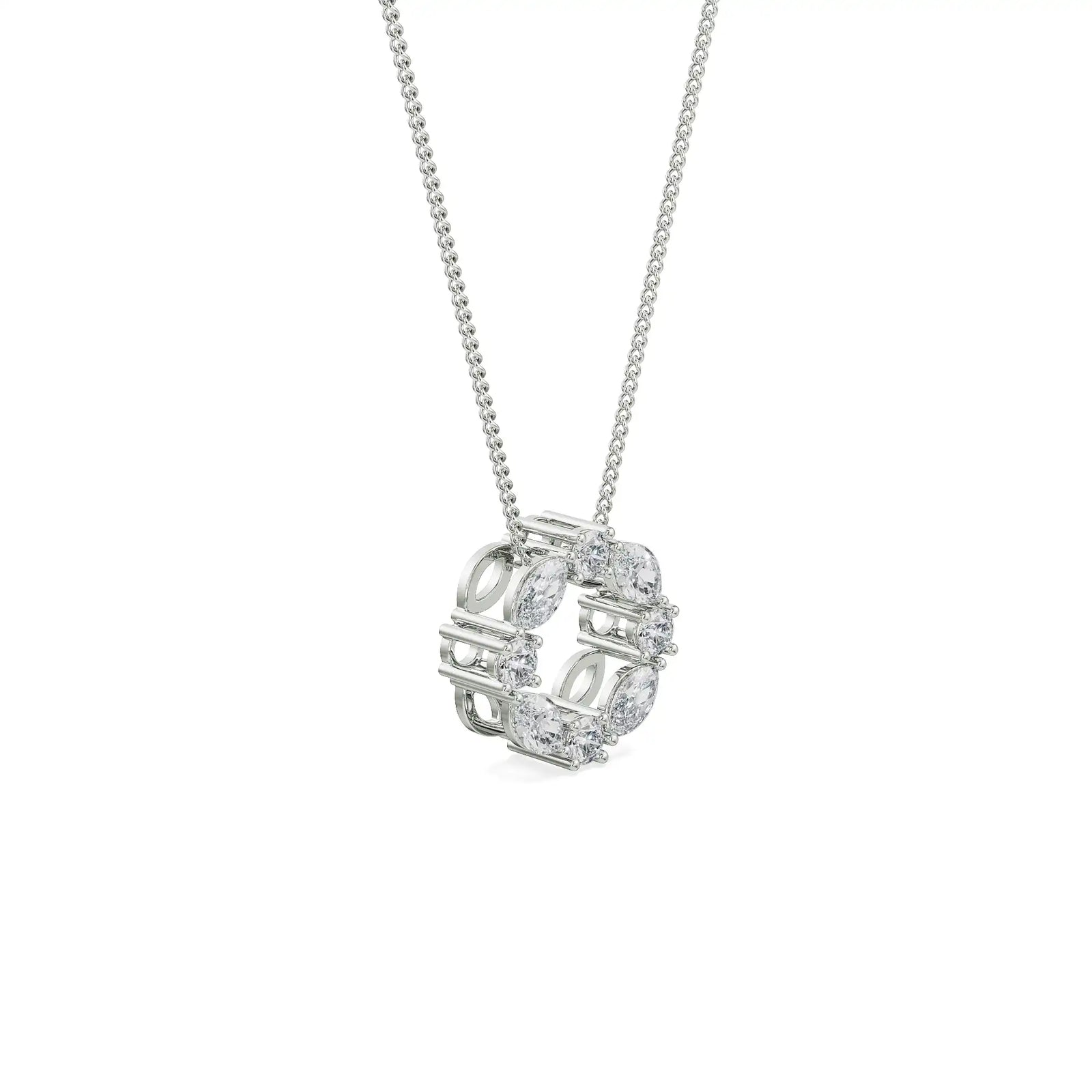 The Dewy Leafy Pendant Side View