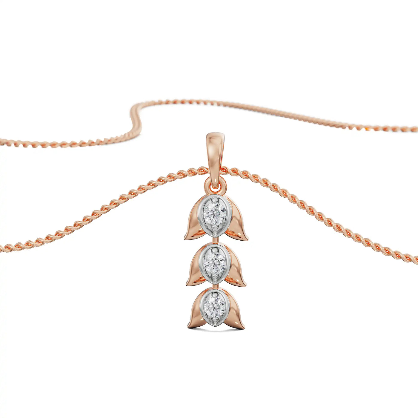 Aurora Lab Grown Diamond Pendant 9KT