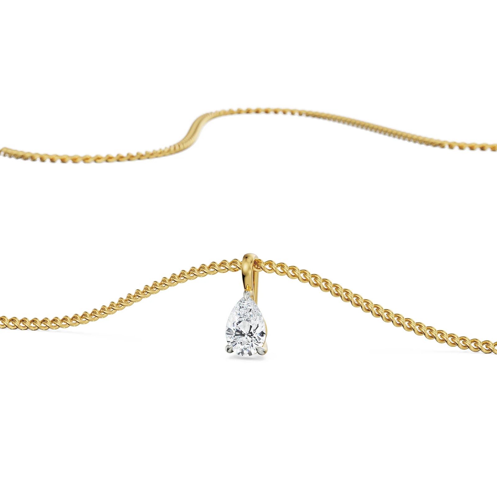 0 5 CT Pear Lab Grown Diamond Solitaire Pendant_in-stock