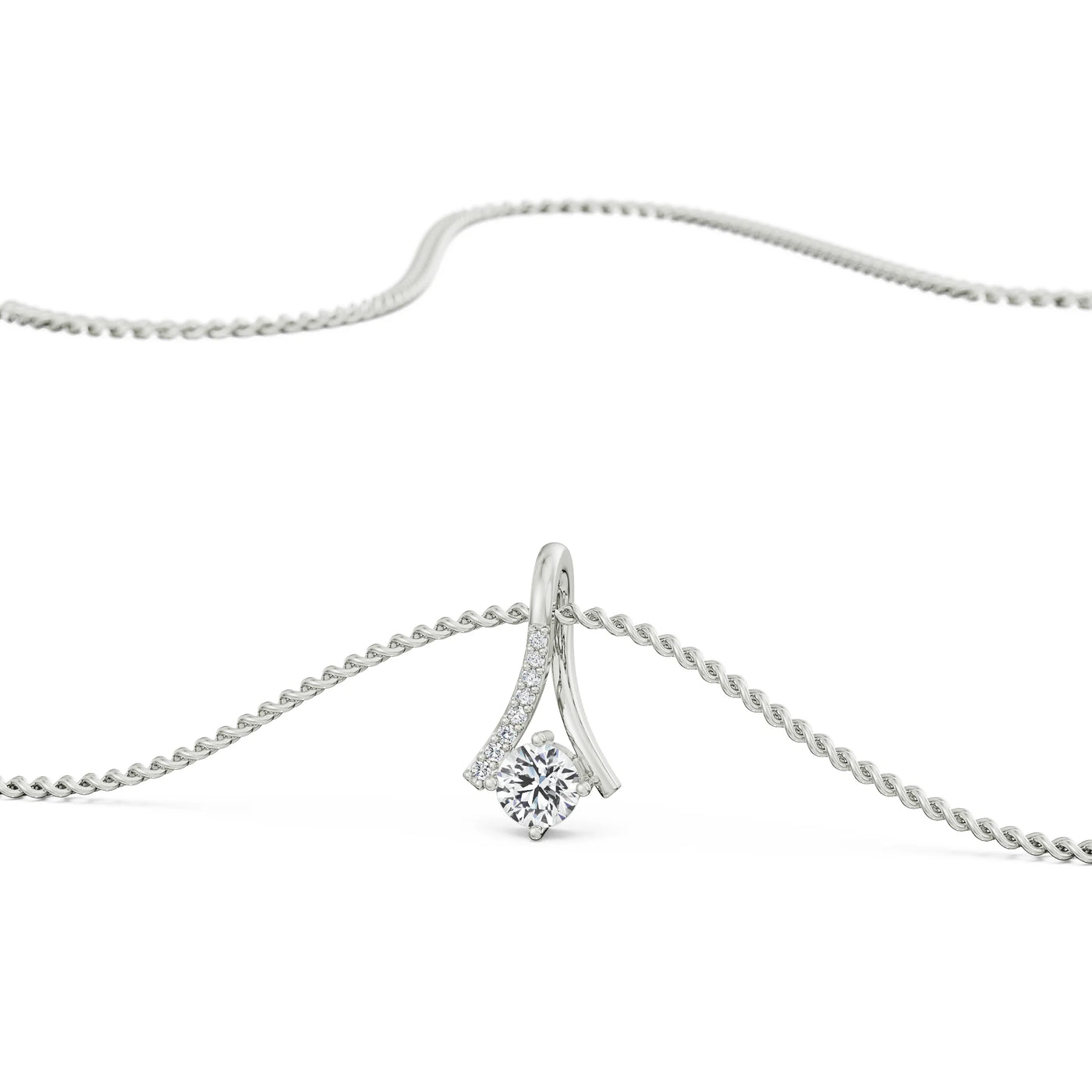 Inverted V Diamond Pendant_in_stock