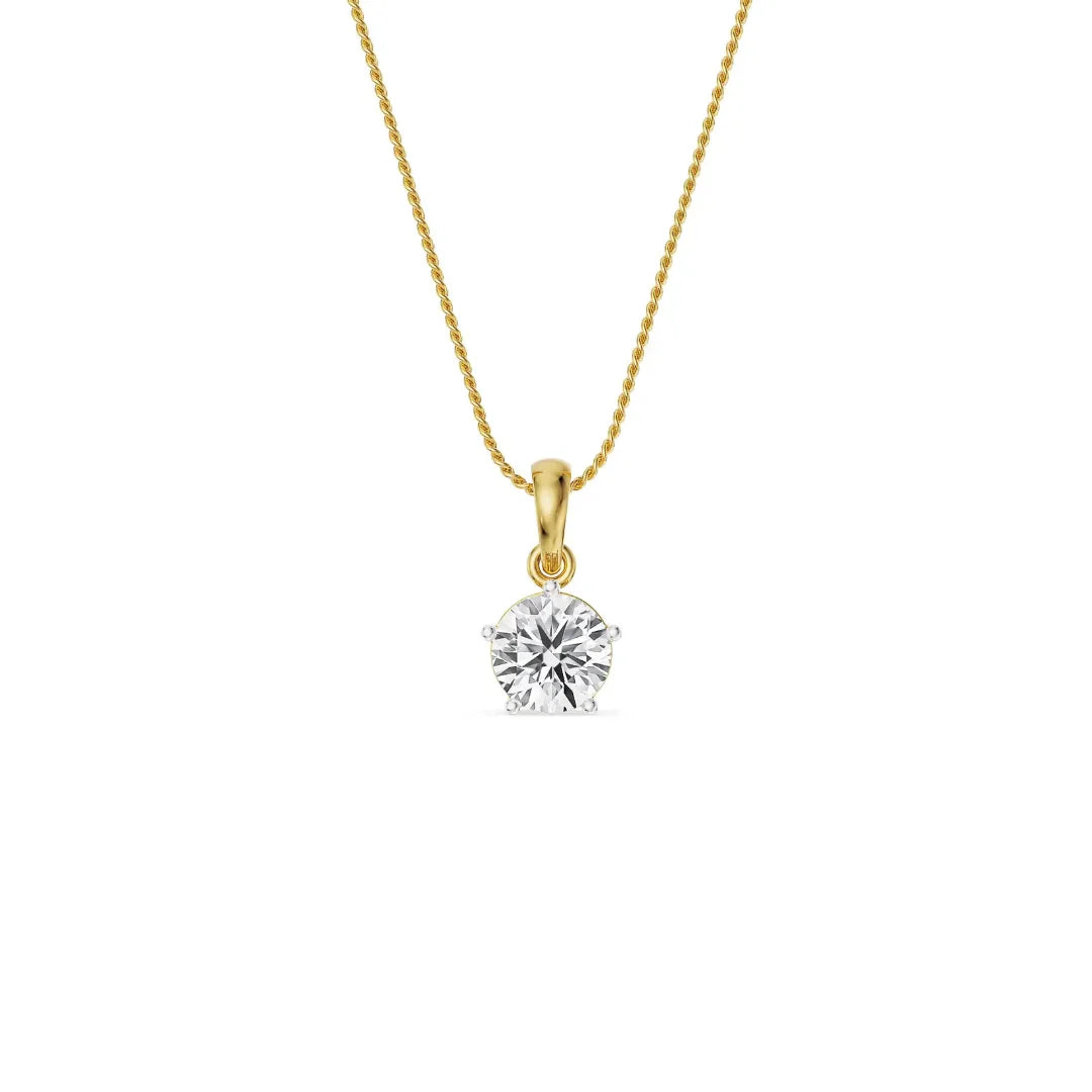 1 CT Round Diamond Pendant