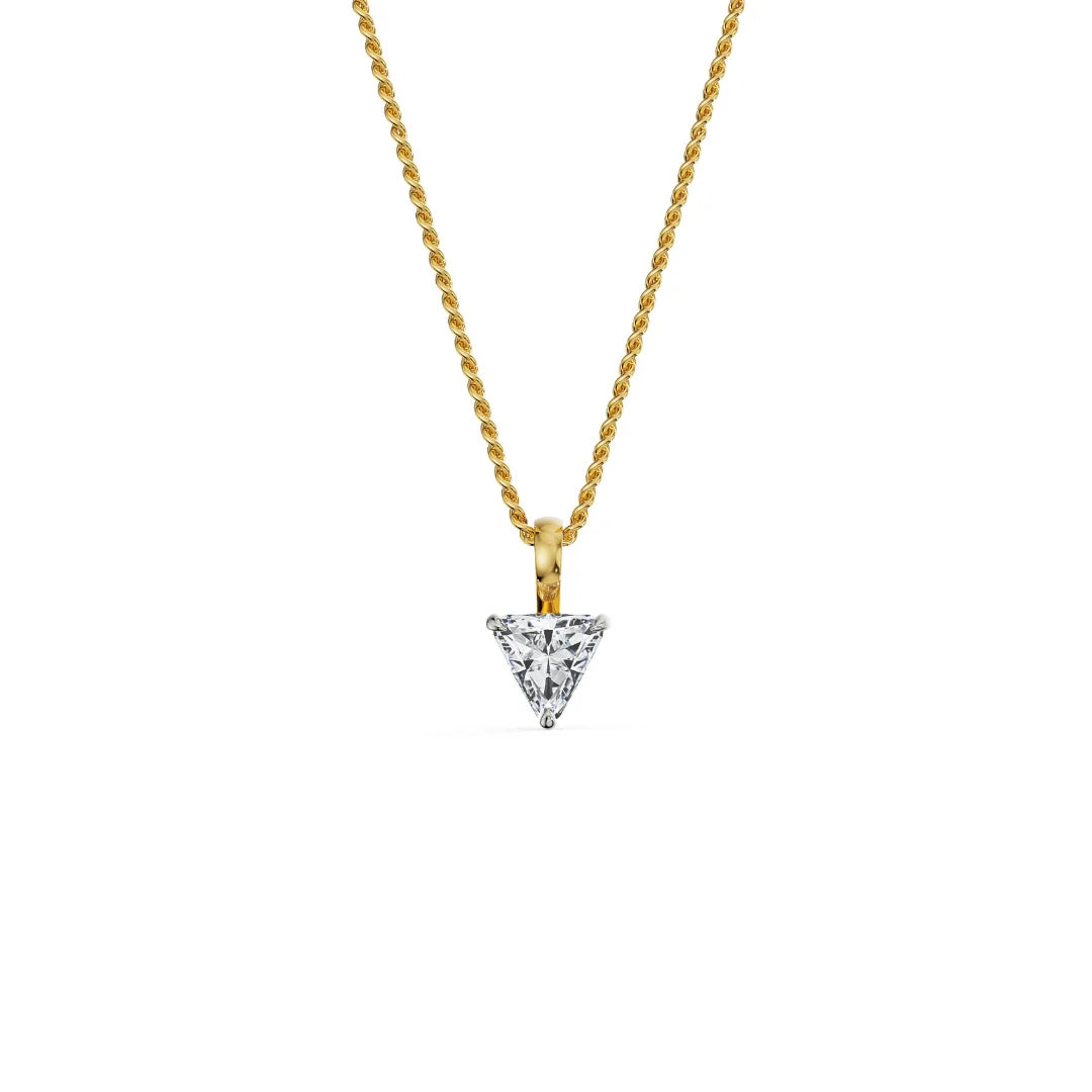 1 CT Trillion Lab Grown Diamond Pendant