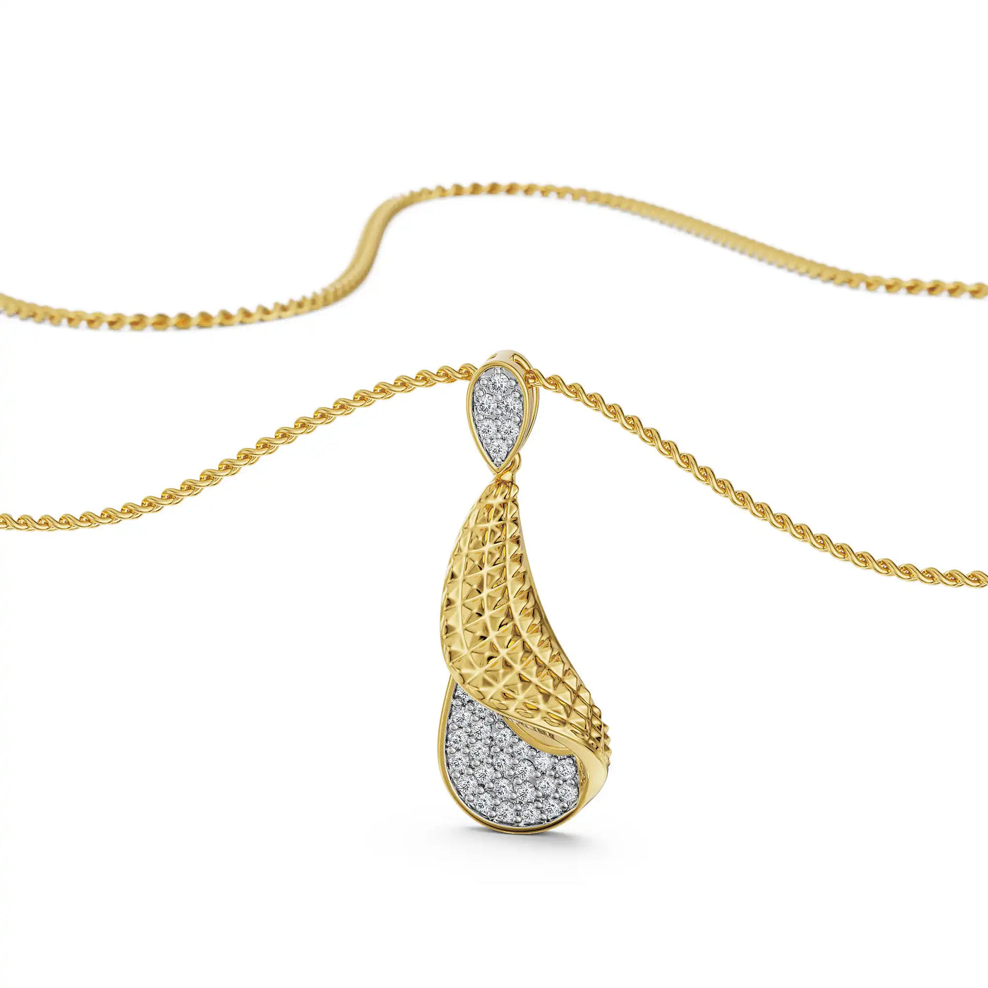 Petal Aura Lab Grown Diamond Pendant