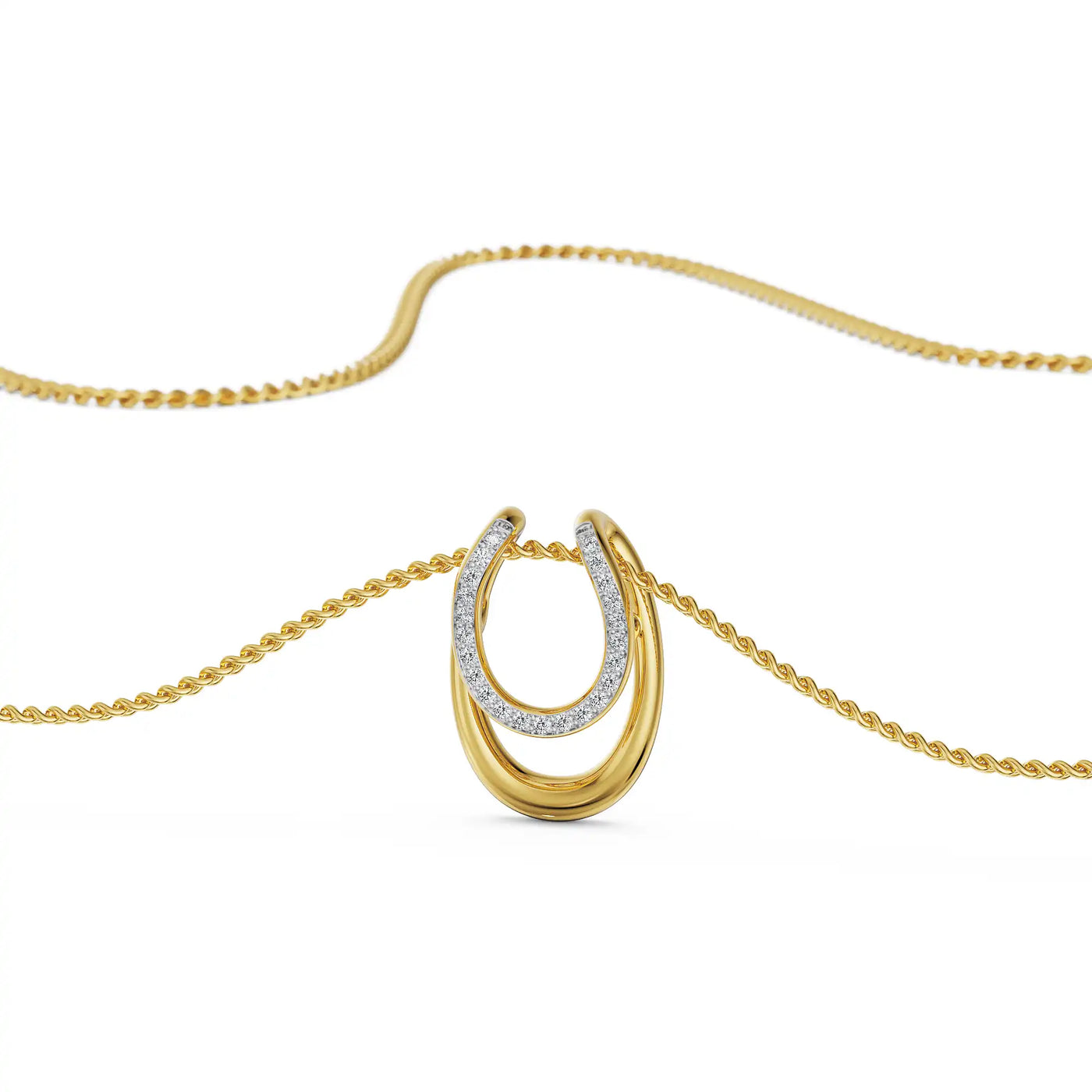 Oval Sparkle Lab Grown Diamond Pendant