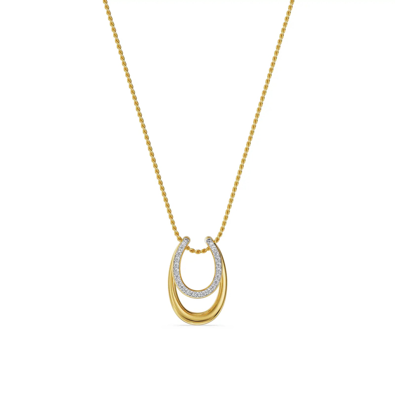 Oval Sparkle Lab Grown Diamond Pendant