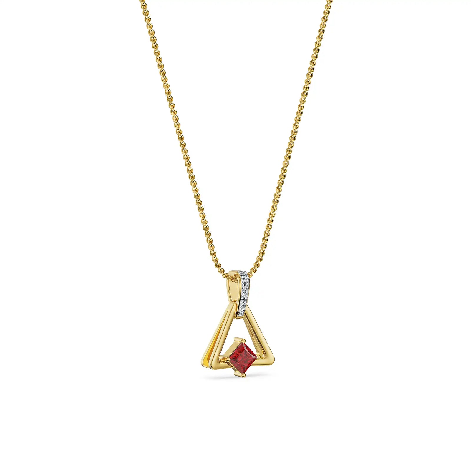 Rose Peak Lab Grown Diamond Pendant