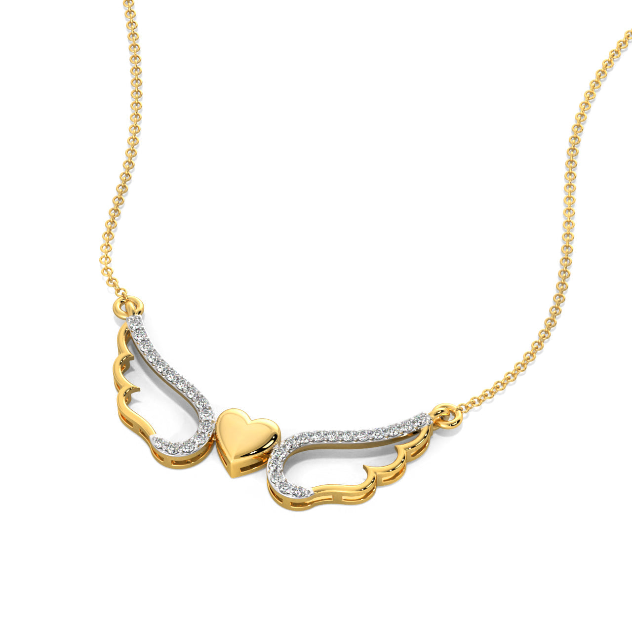 Wings of Love Lab Grown Diamond Necklace