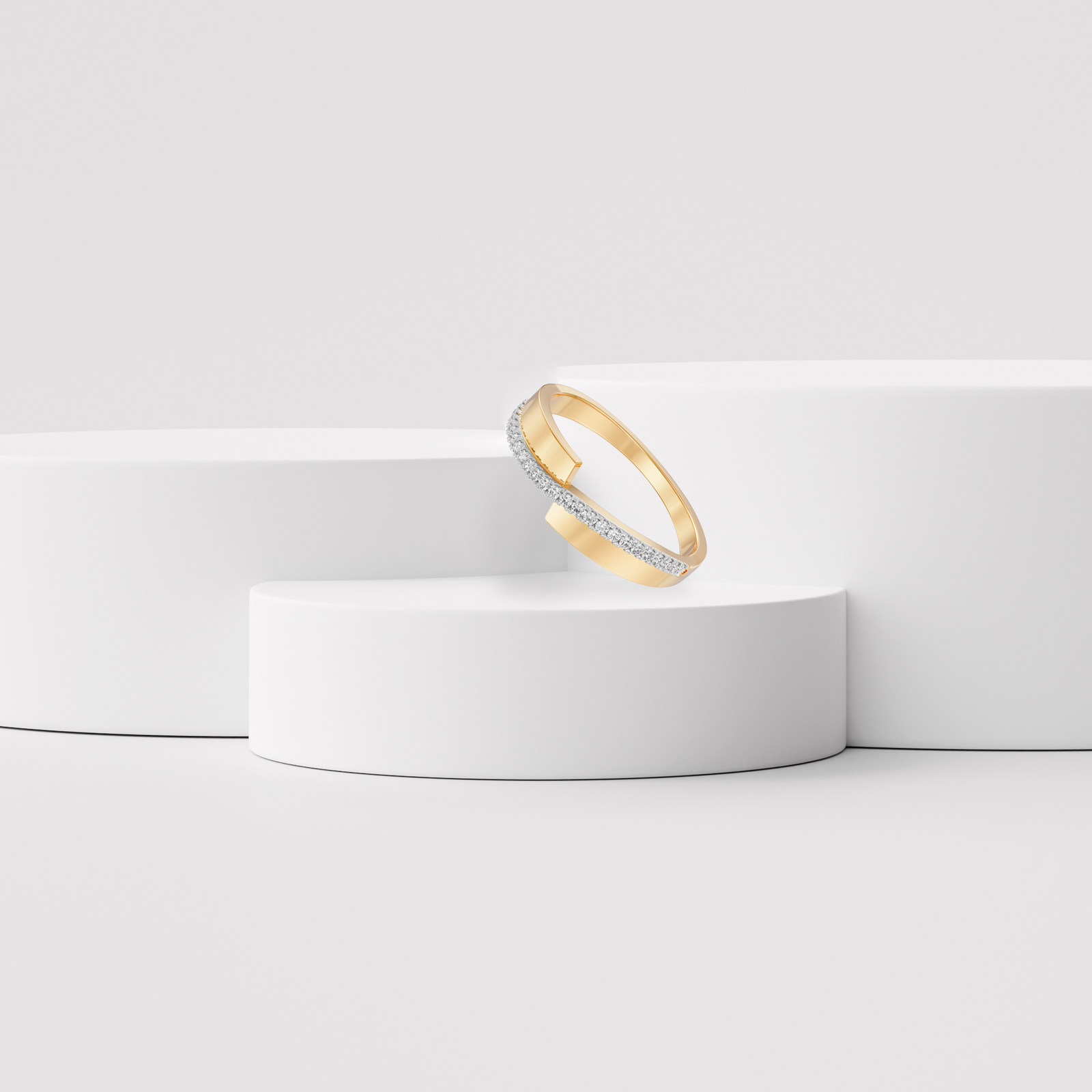 Timeless Diamond Ring Prospective View