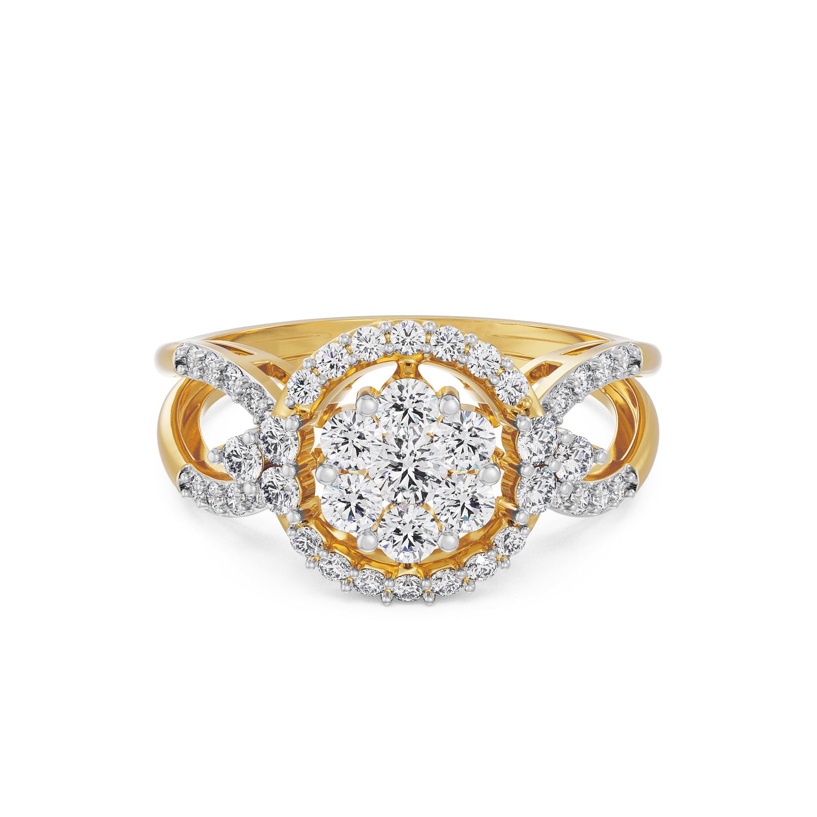 Royal Radiance Diamond Ring Front View