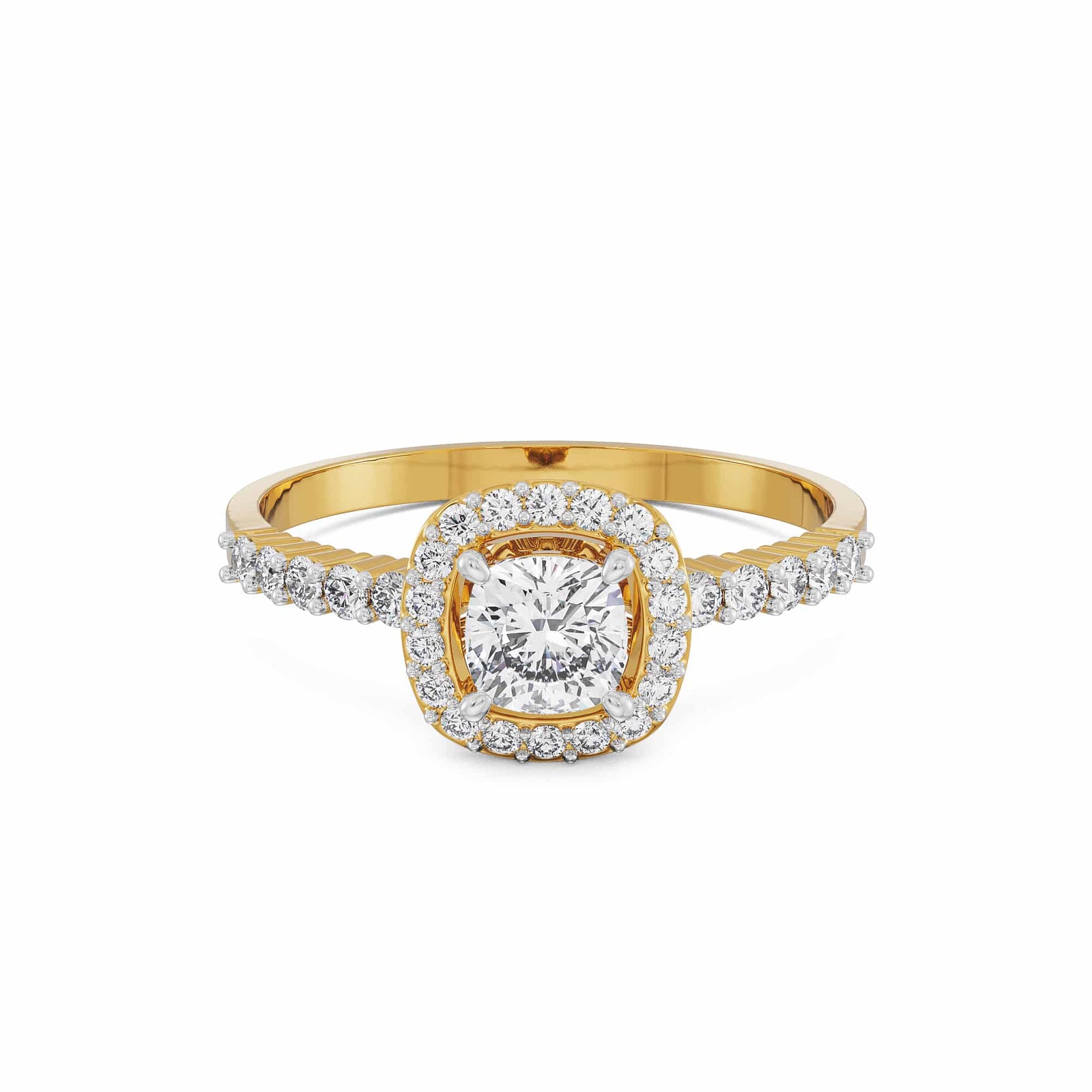 Modern Grace Diamond Ring Front View