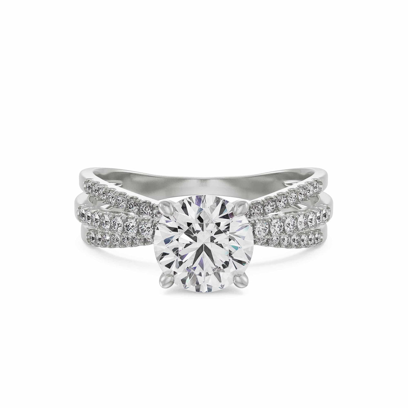 Lab-Grown Forever Sparkling Diamond Ring 9KT