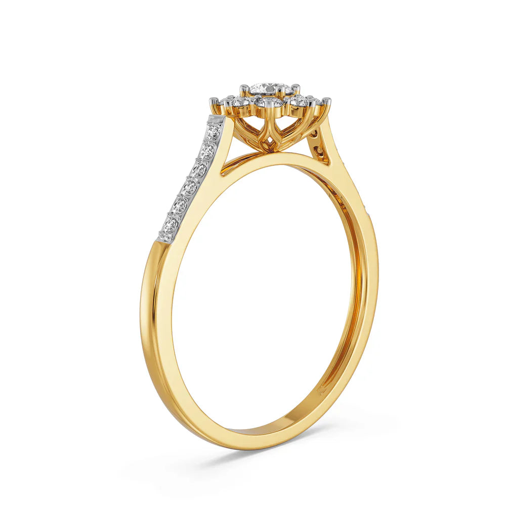 Radiant Reverie Lab Grown Diamond Ring 9KT