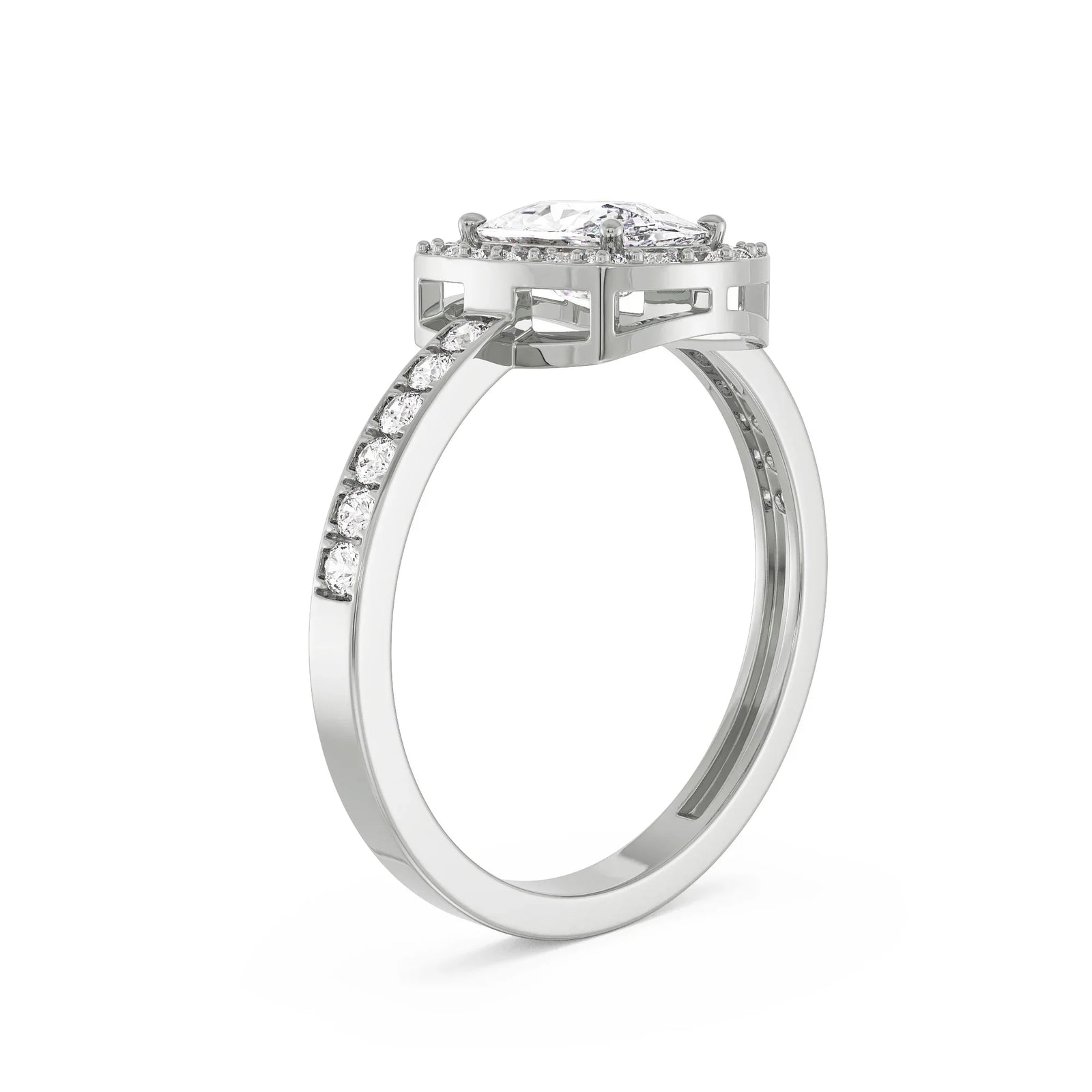 Exquisite Cushion Lab Grown Diamond Sparkle Ring_in-stock