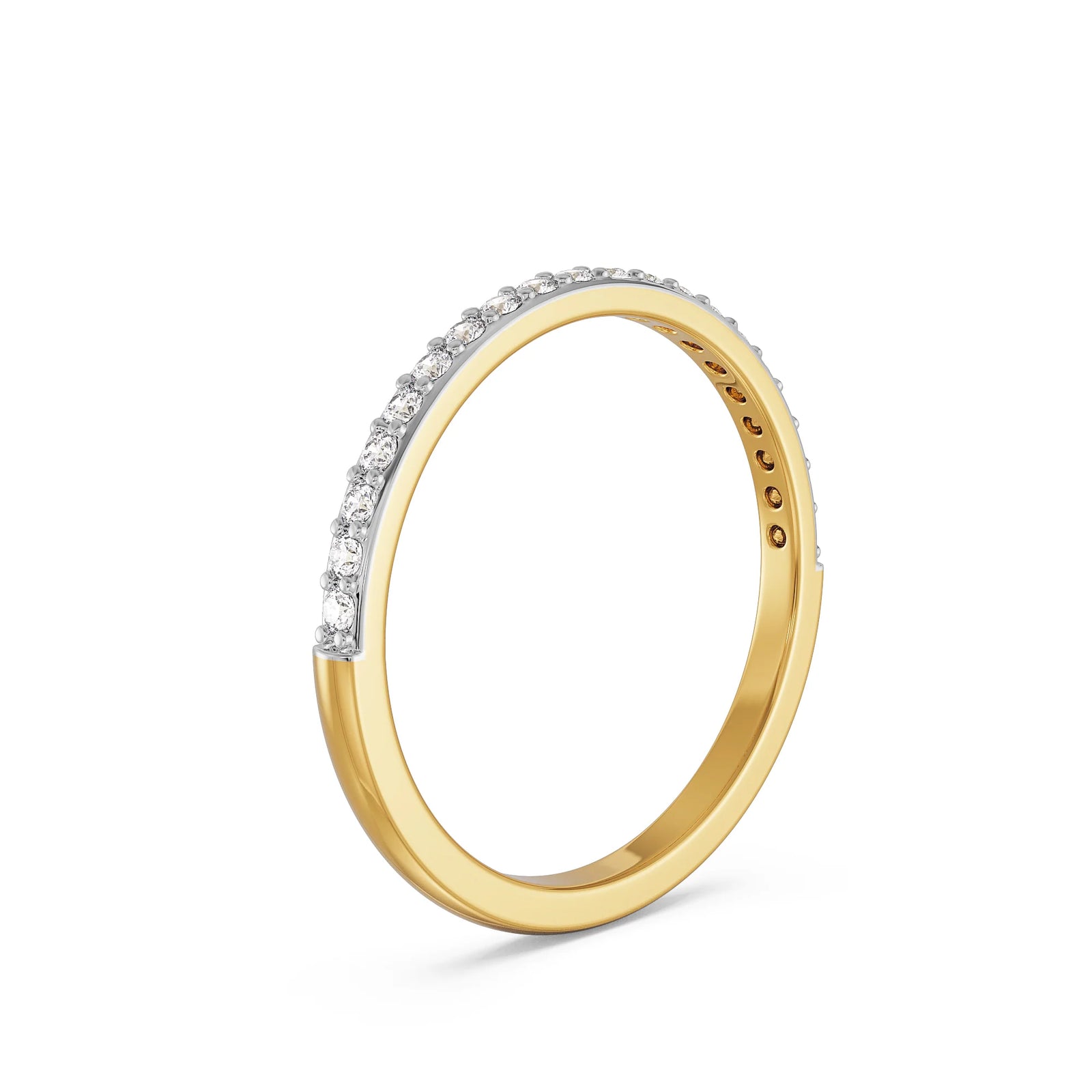 Starry Night Diamond Band Back View