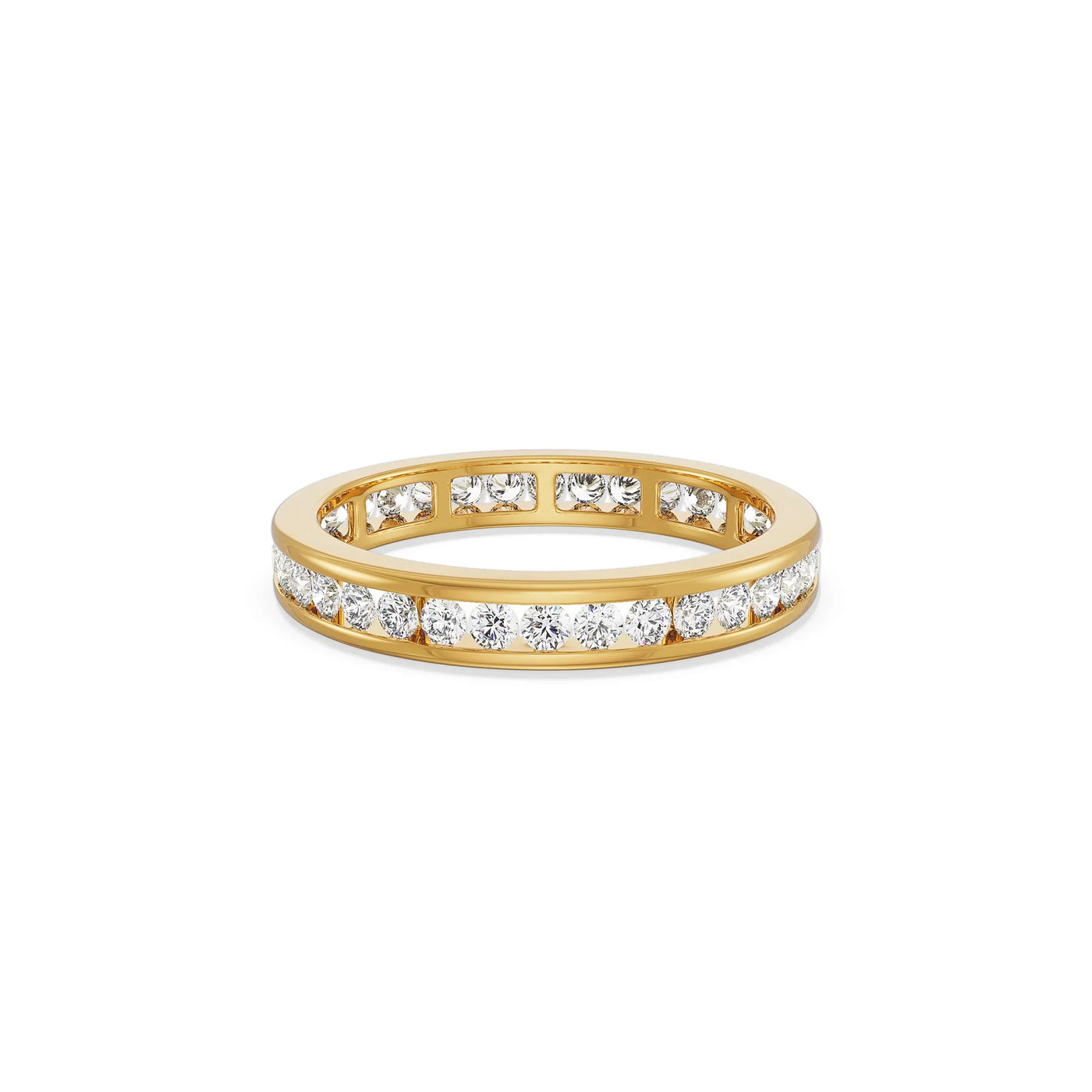 Luminous Lab Grown Diamond Band 9KT