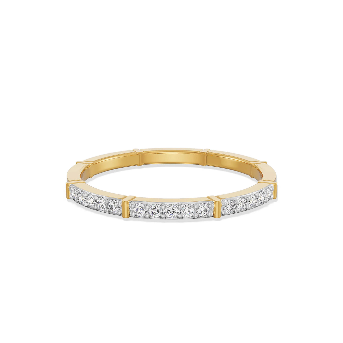 Modern Chic Lab Grown Diamond Band