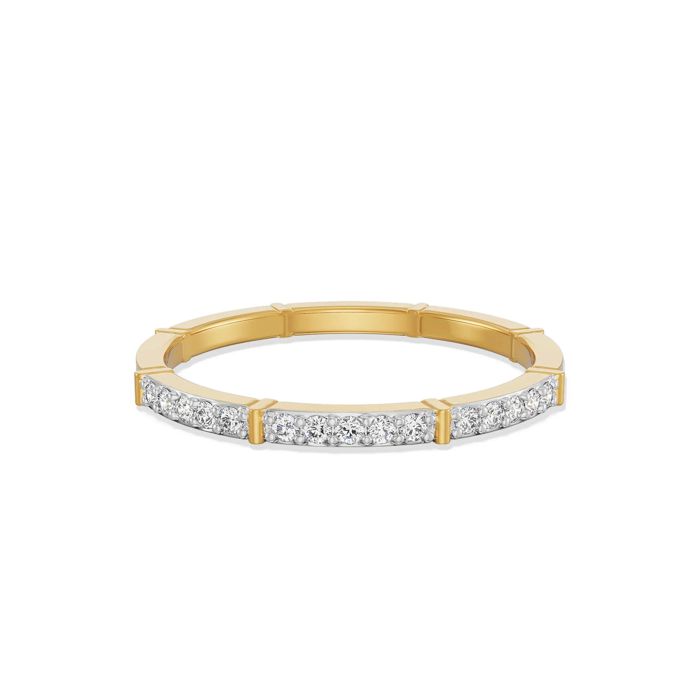 Modern Chic Lab Grown Diamond Band_in-stock