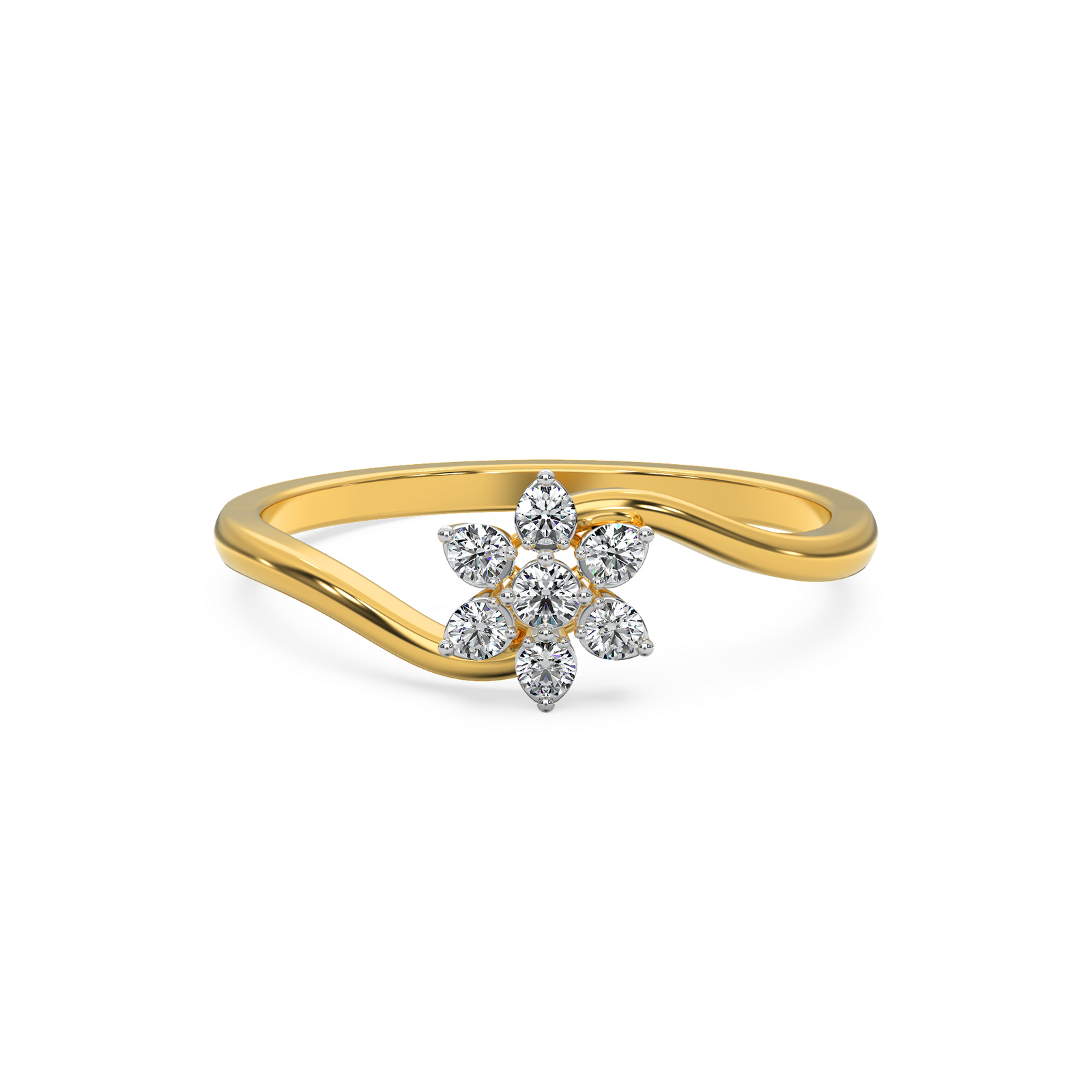 Blossom Elegance Diamond Ring Front view