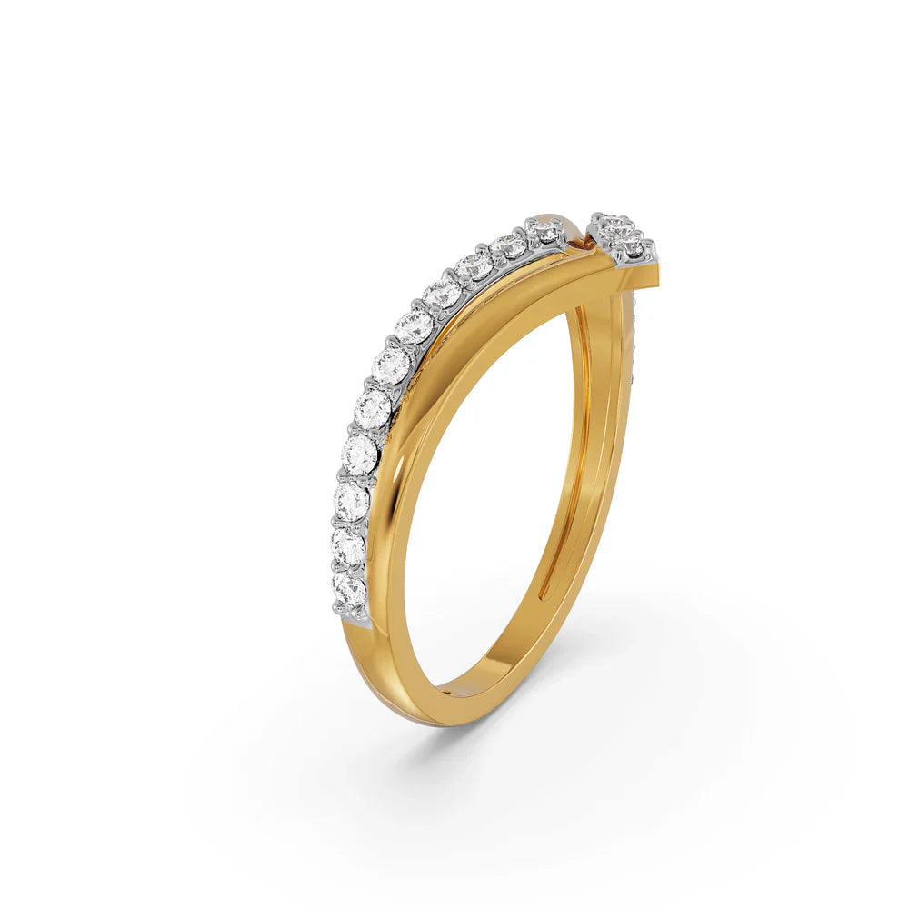 Divine V Lab Grown Diamond Ring 9KT
