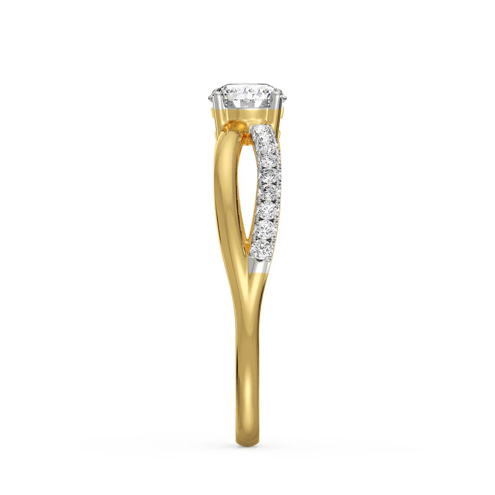 Clustered Brilliance Lab Grown Diamond Ring 9KT