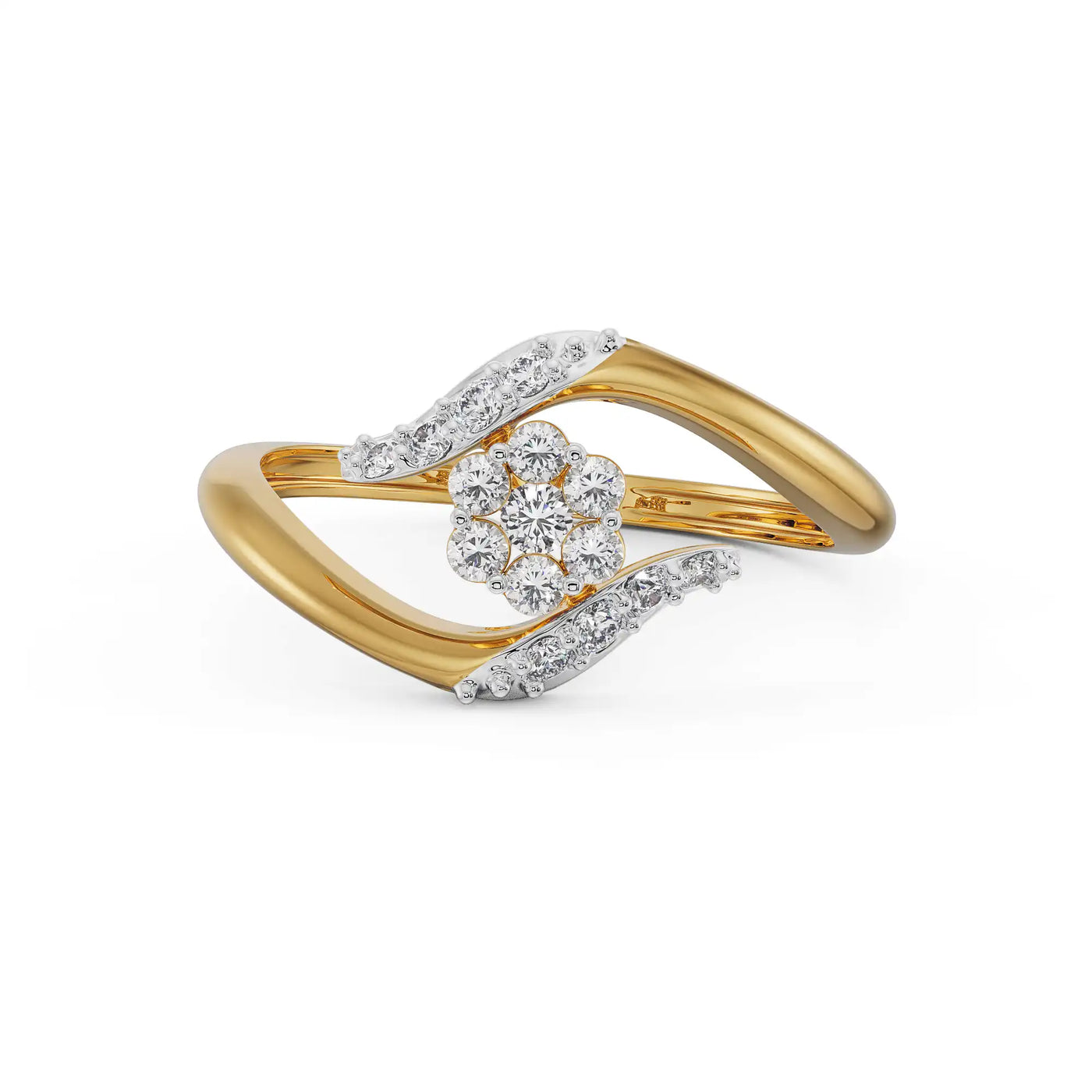 Enchanted Floral Lab Grown Diamond Ring