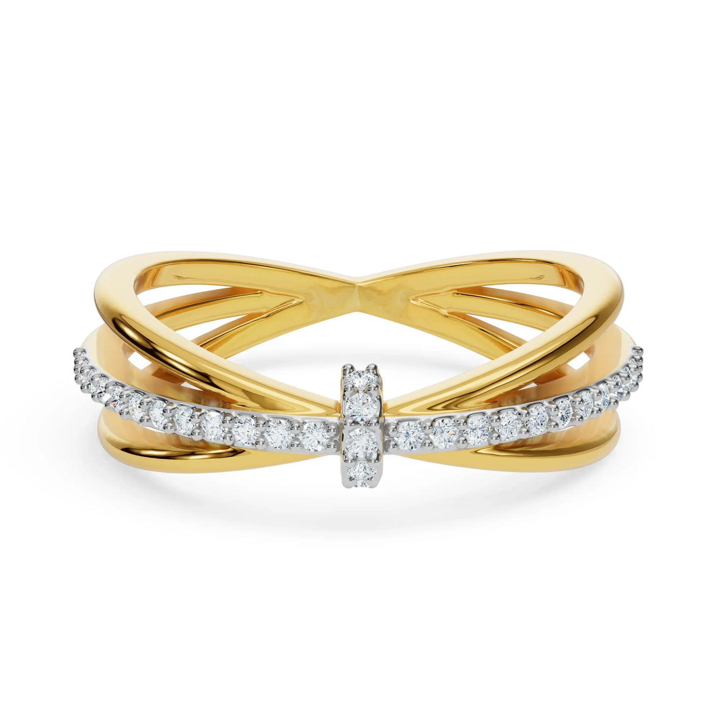 Clyde Knot Lab Grown Diamond Ring