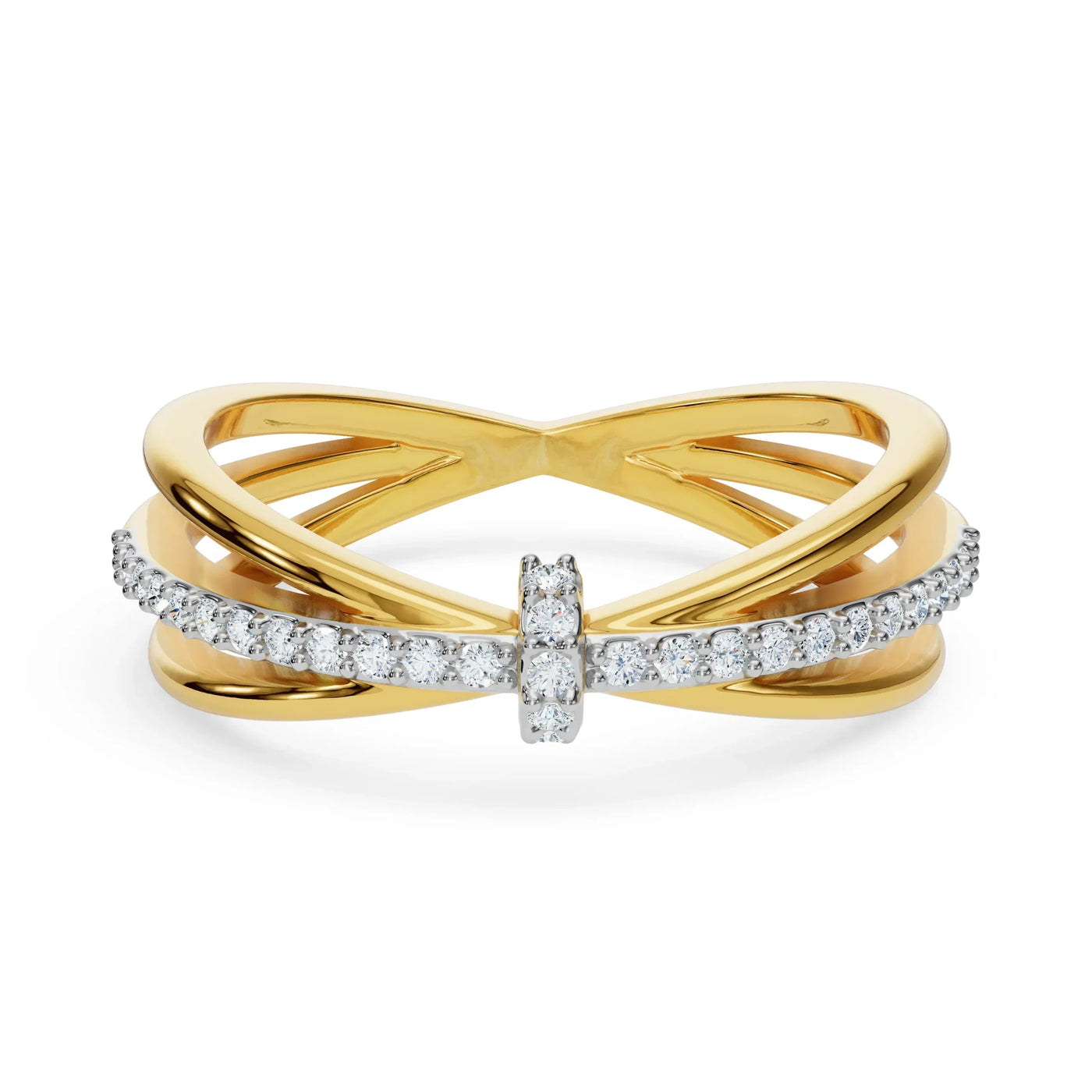 Clyde Knot Lab Grown Diamond Ring 9KT